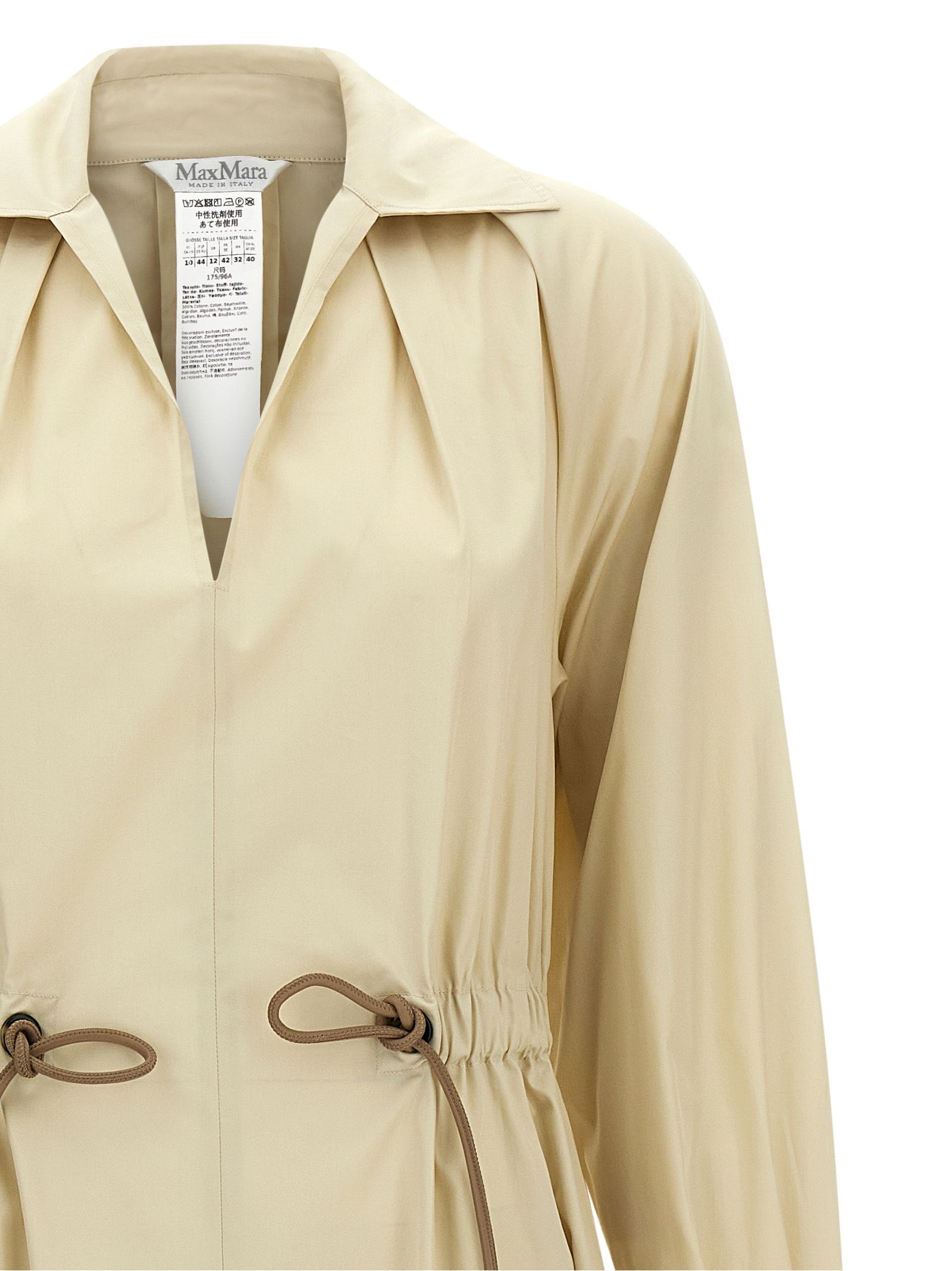 Cotton Long Women's Dress - Max Mara - Modalova