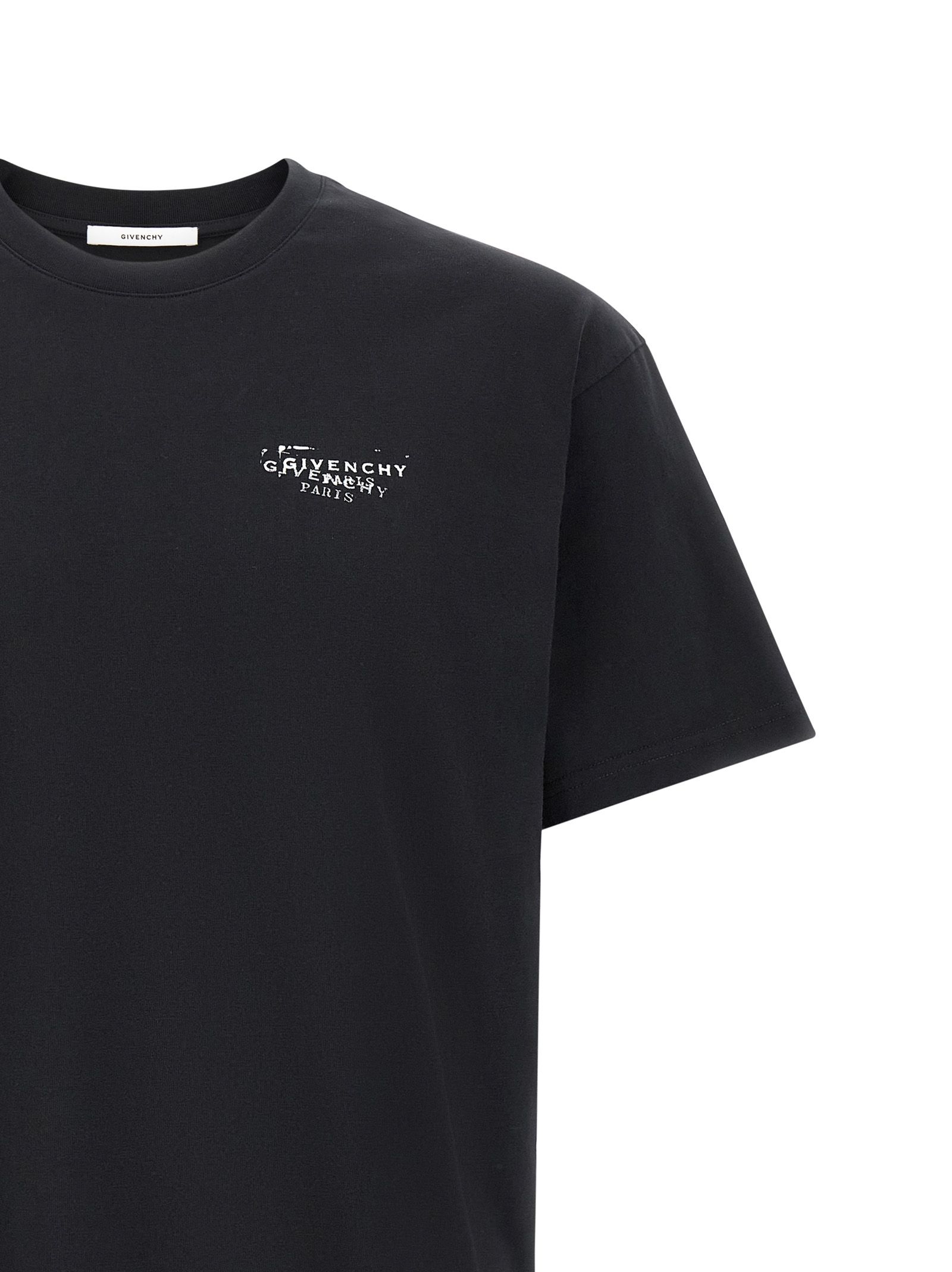 Givenchy Black Cotton Men's T-Shirt - Givenchy - Modalova