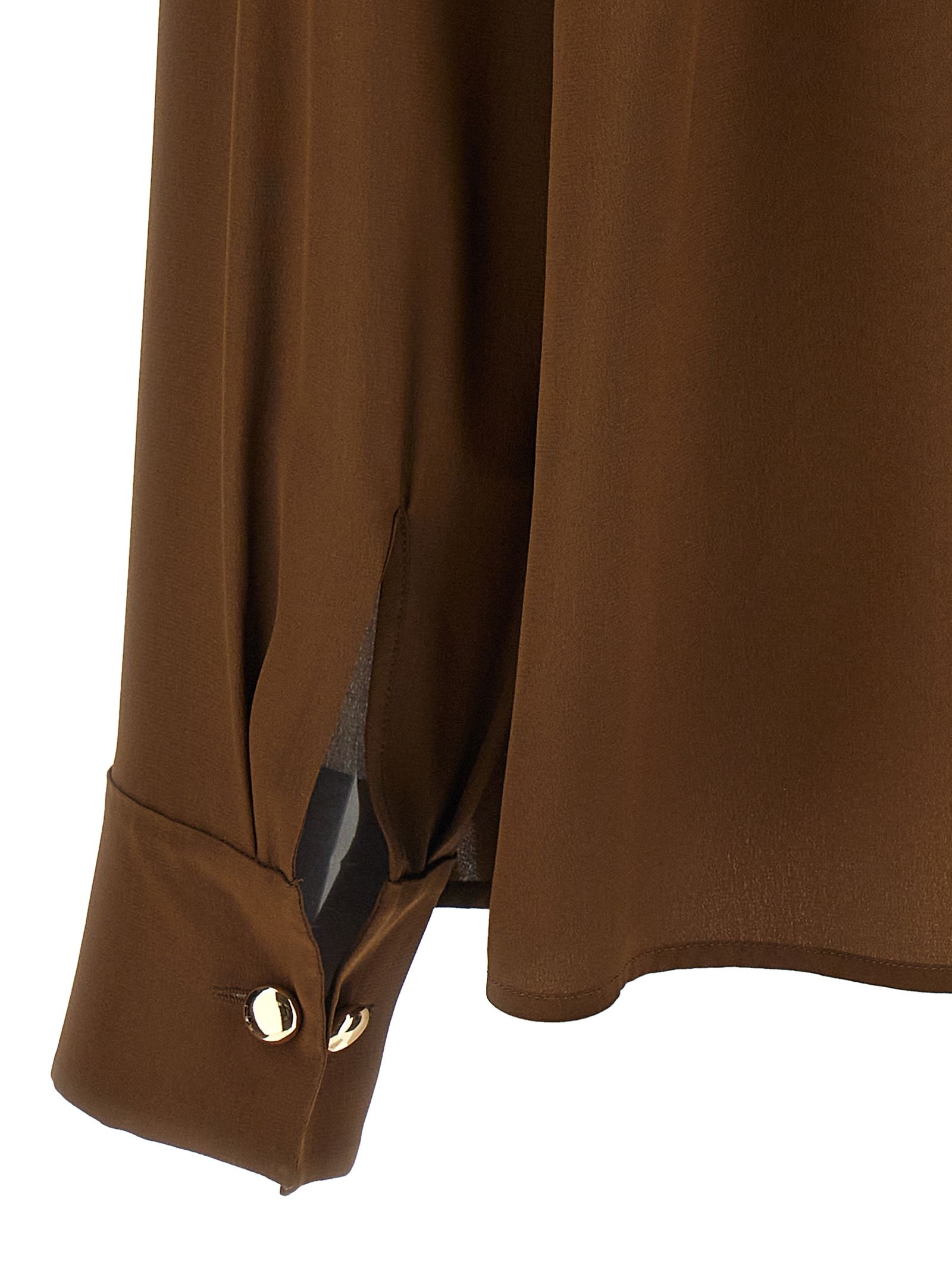 Max Mara Brown Silk Women's Blouse - Max Mara - Modalova