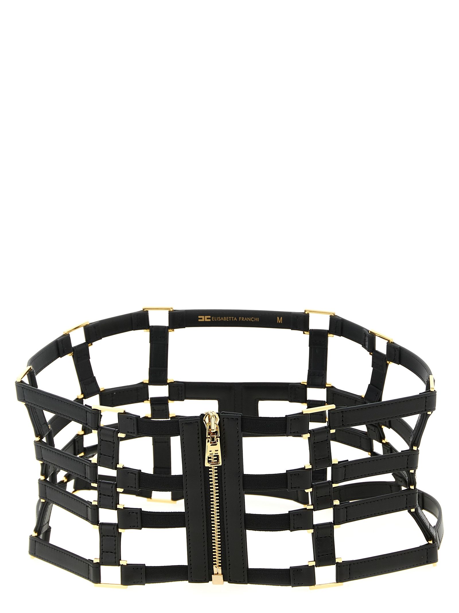 Polyethylene High-Waist Women's Belt - Elisabetta Franchi - Modalova