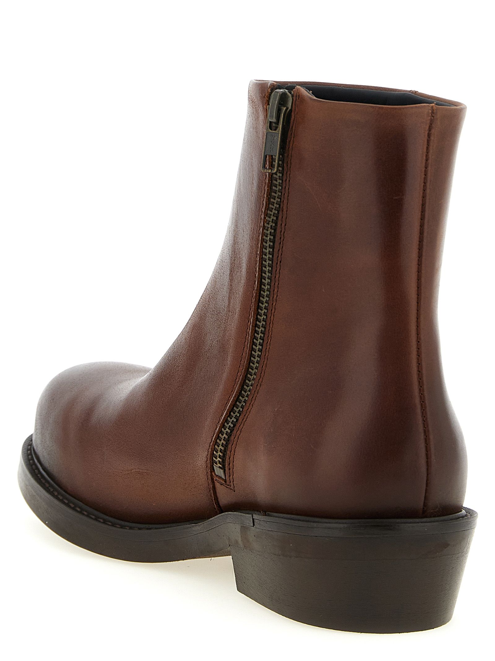 Calfskin Ankle Men's Boots - SÉFR - Modalova