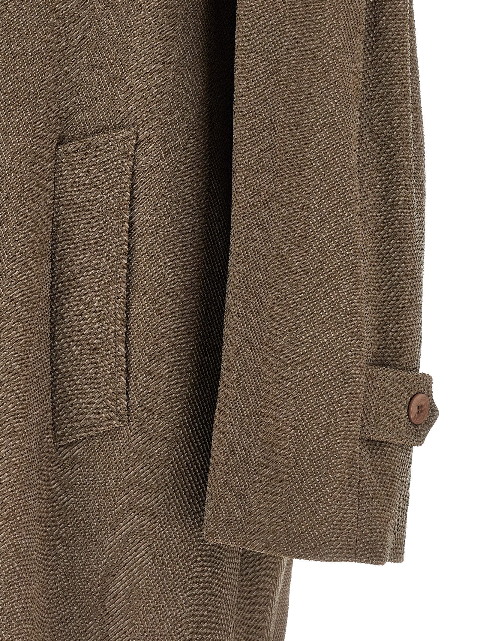 Virgin Wool Men's Coat - Magliano - Modalova