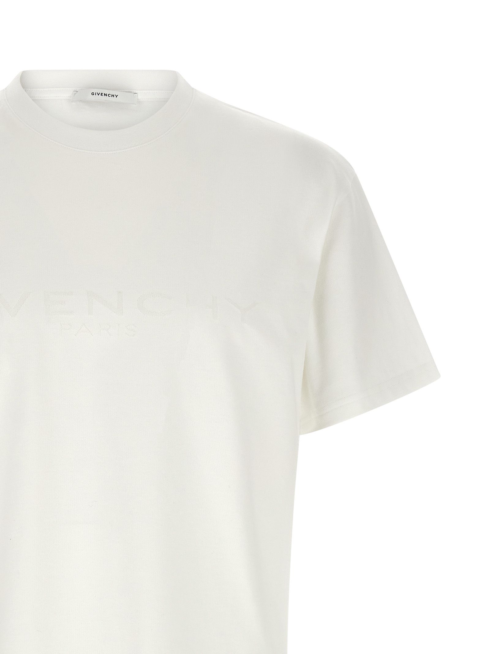 Givenchy White Cotton Men's T-Shirt - Givenchy - Modalova