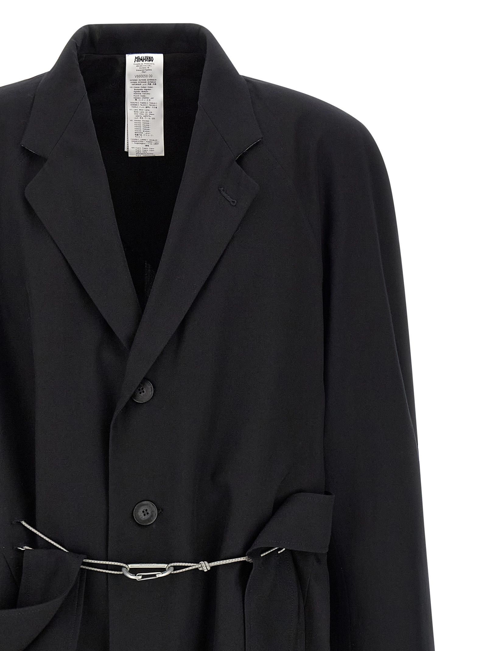 Magliano Black Cotton Men's Coat - Magliano - Modalova