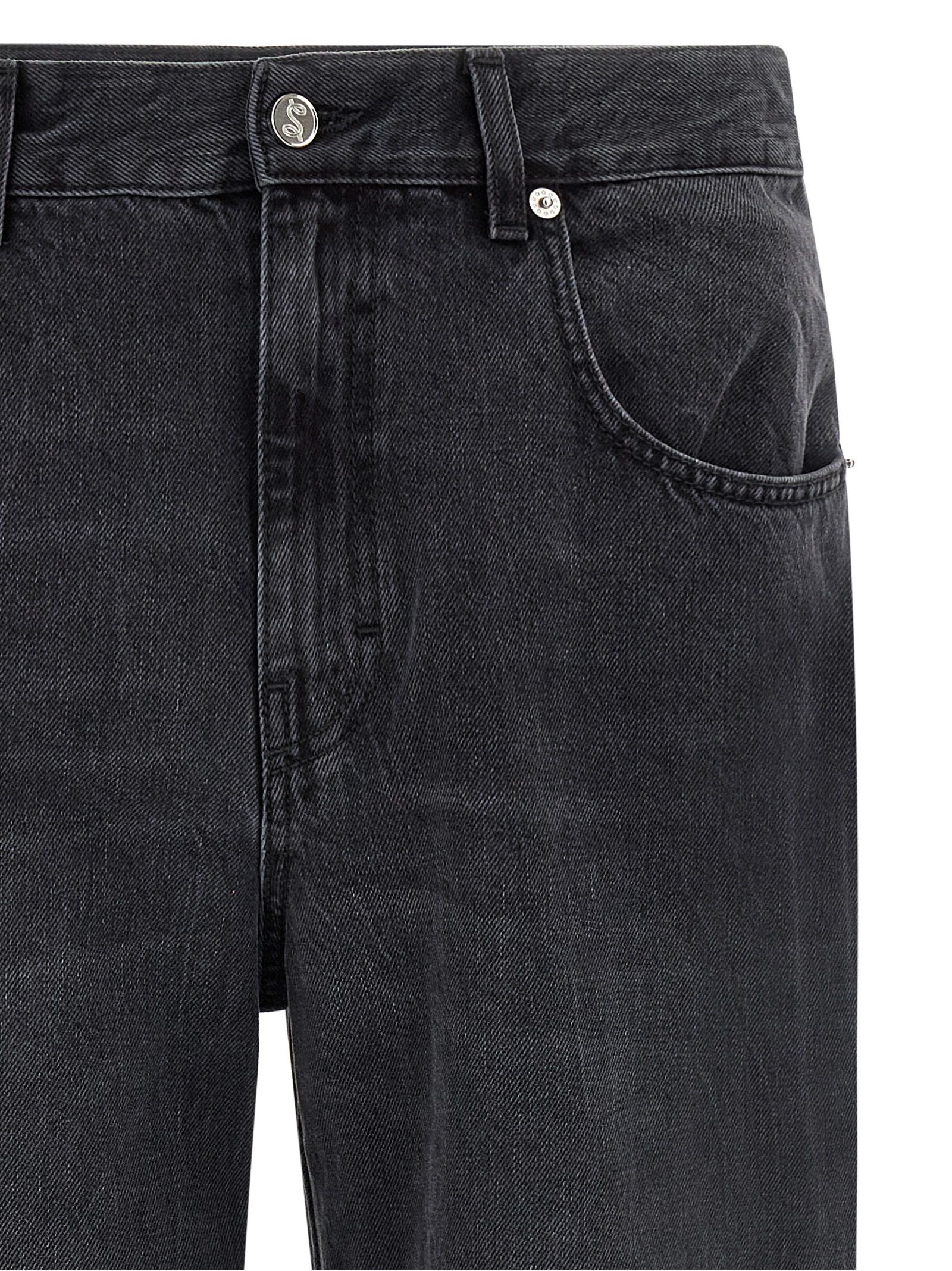 Cotton Straight-Leg Men's Jeans - SÉFR - Modalova