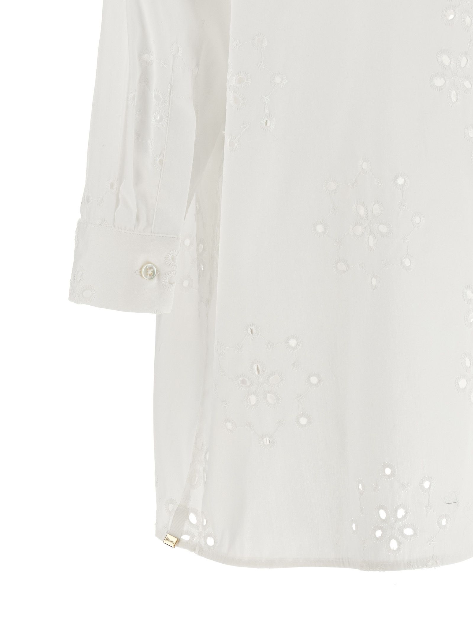 Herno White Cotton Women's Blouse - Herno - Modalova