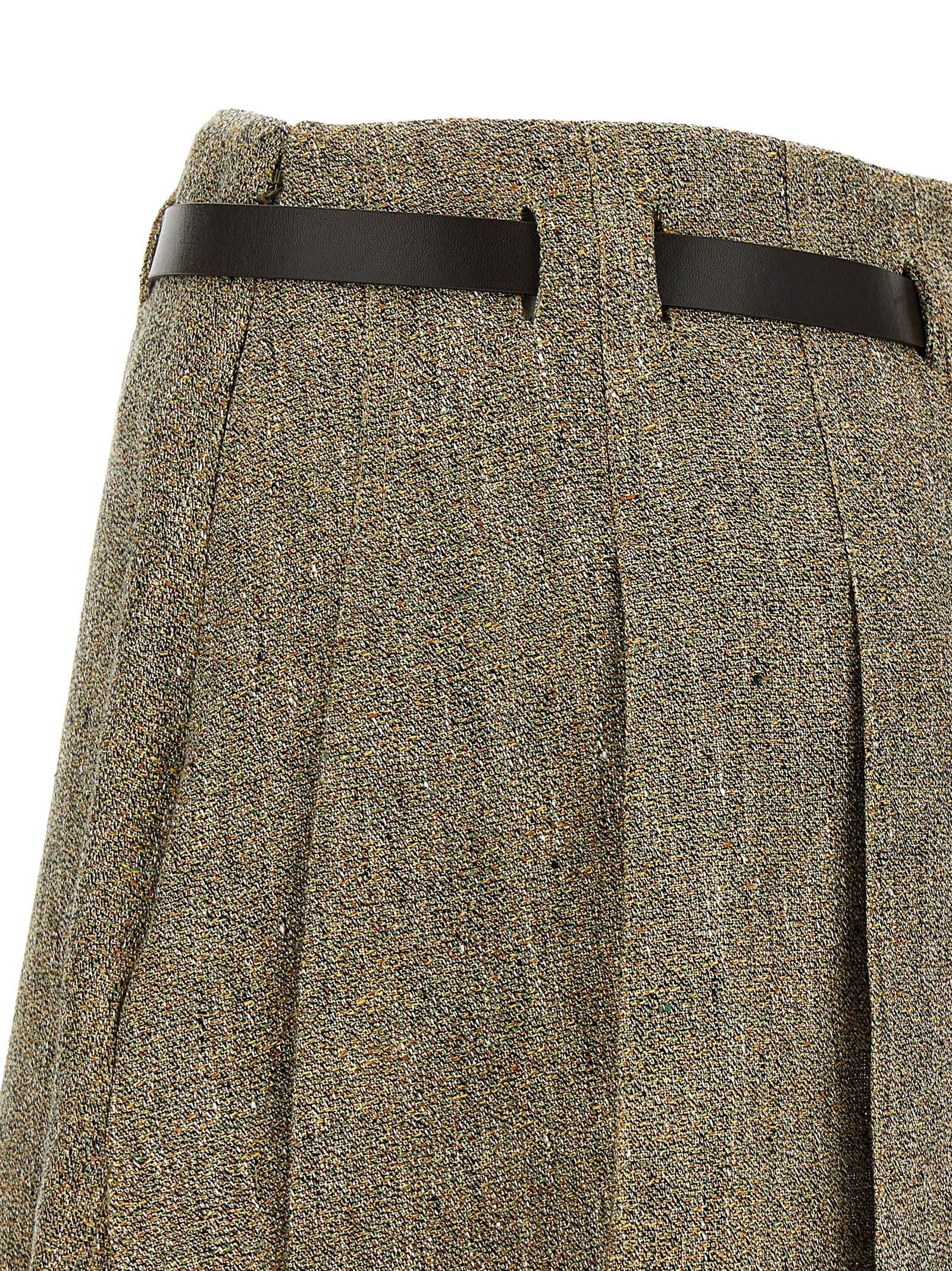 Linen Long Women's Skirt - Ferragamo - Modalova