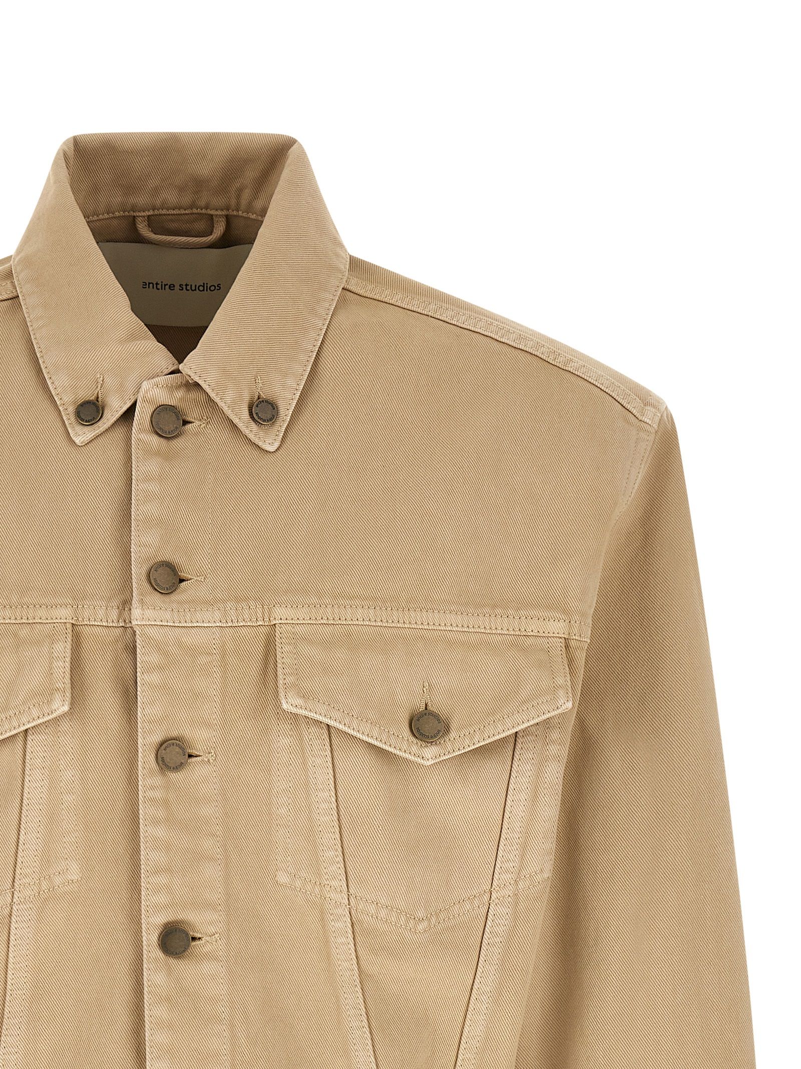 Cotton Denim Men's Jacket - Entire Studios - Modalova
