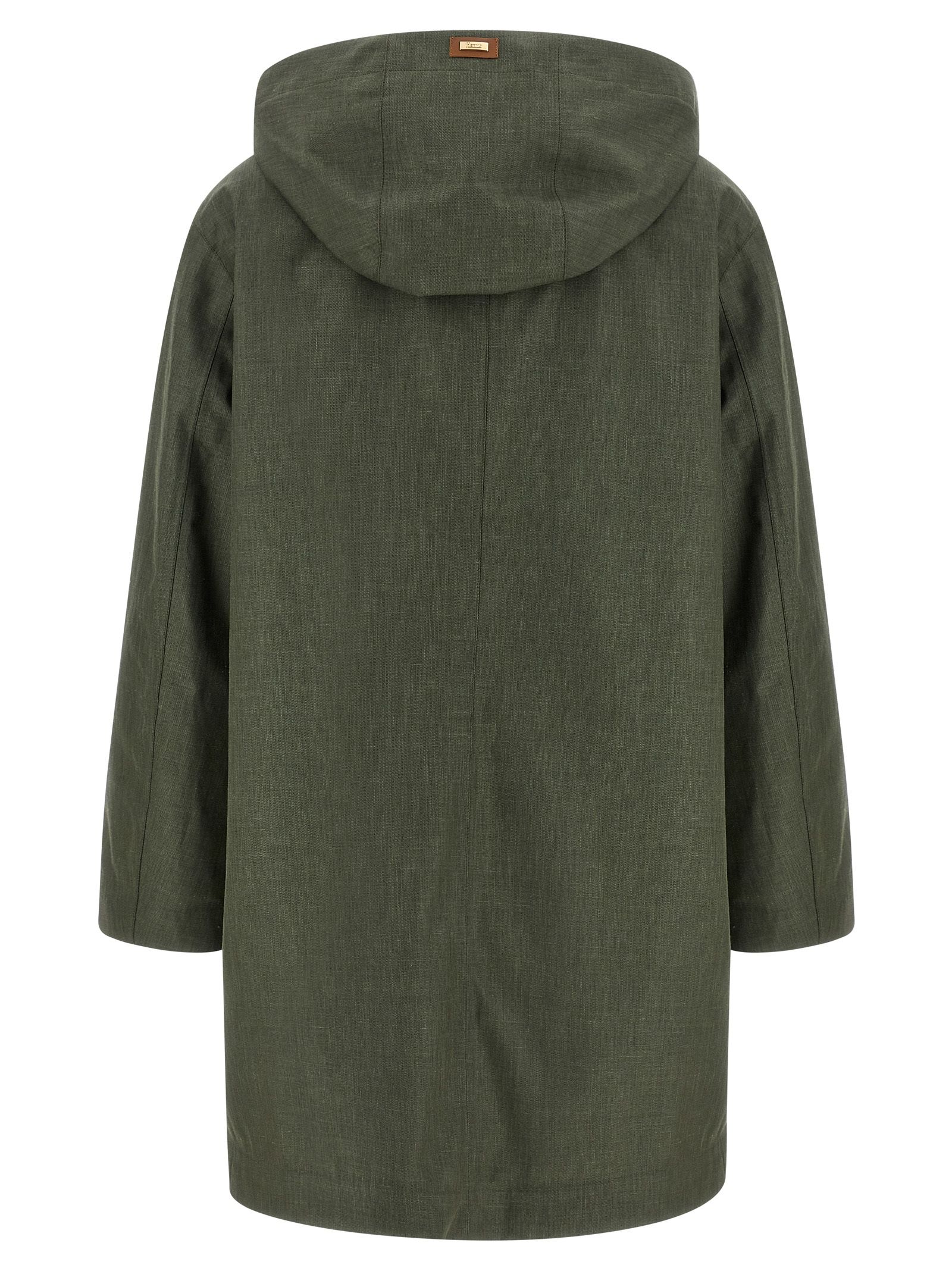 Herno Bicolor Linen Women's Coat - Herno - Modalova