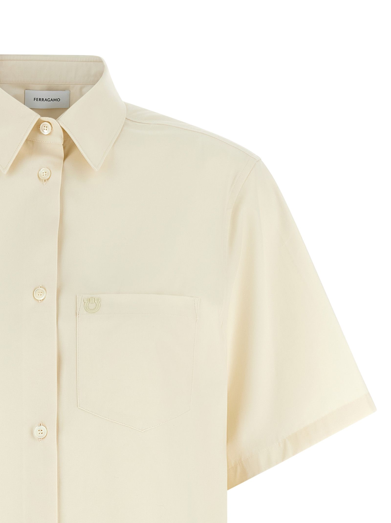 Cotton Women's Blouse - Ferragamo - Modalova