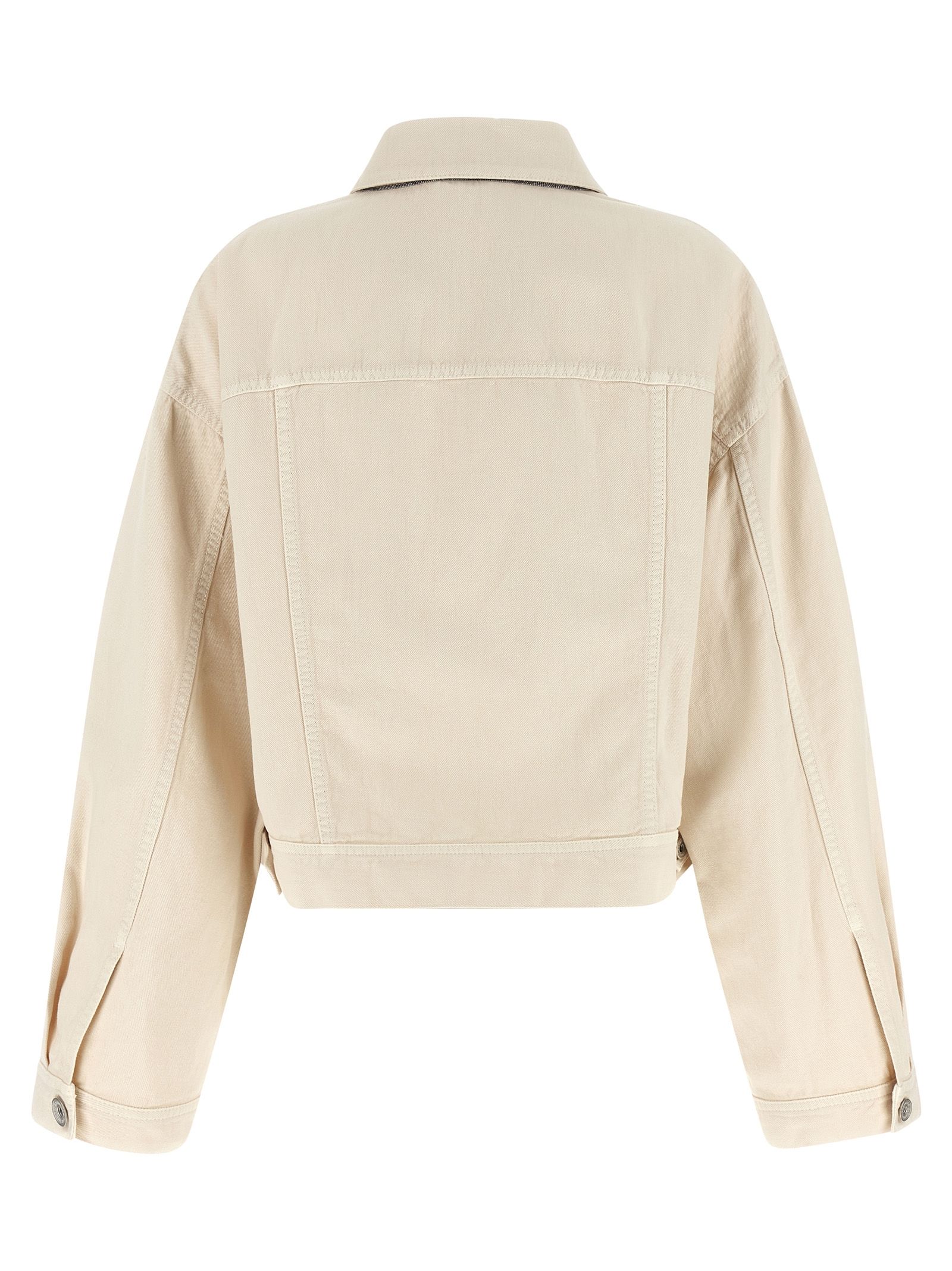 Cotton Denim Women's Jacket - Brunello Cucinelli - Modalova