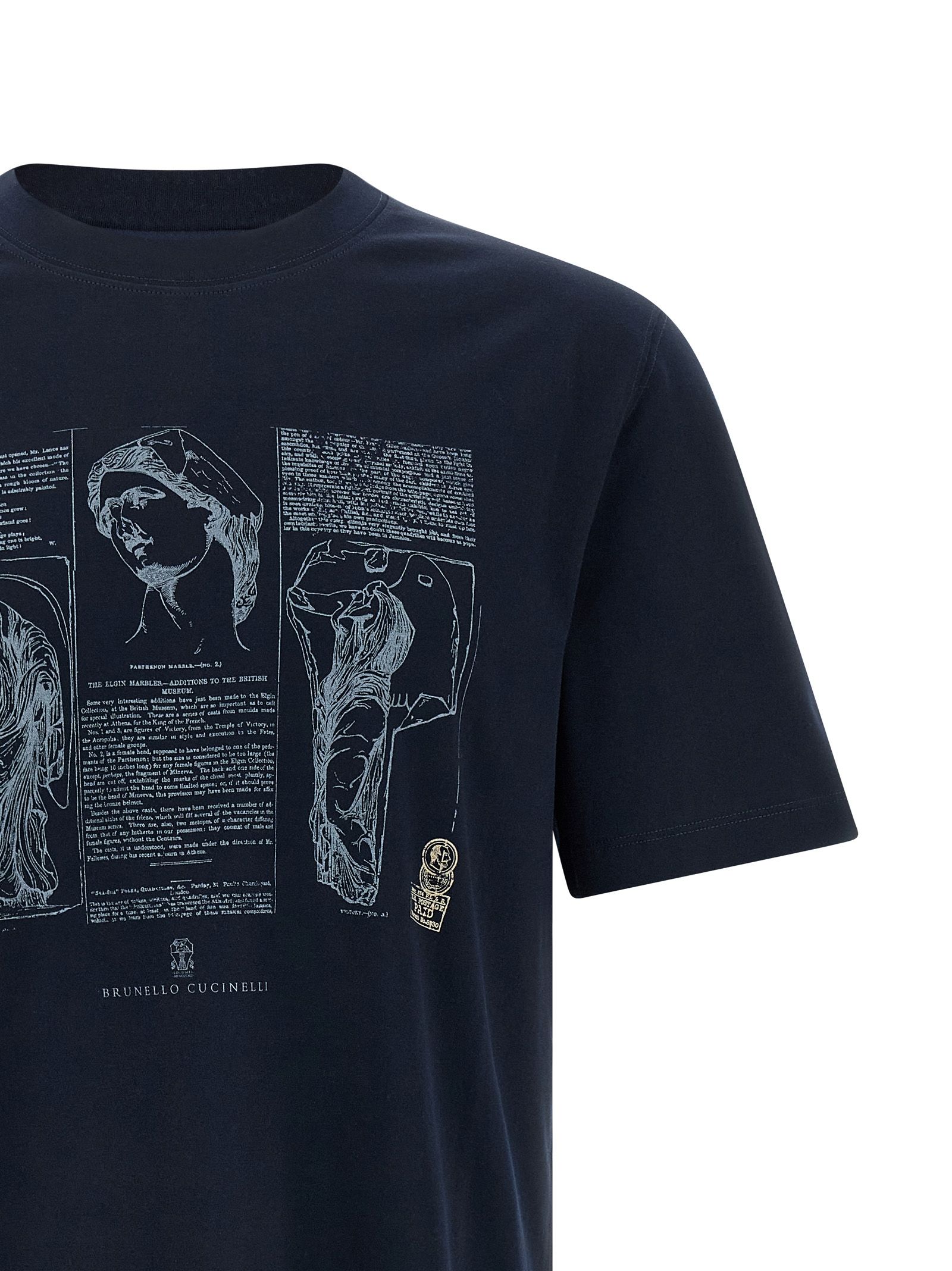 Cotton Men's T-Shirt - Brunello Cucinelli - Modalova