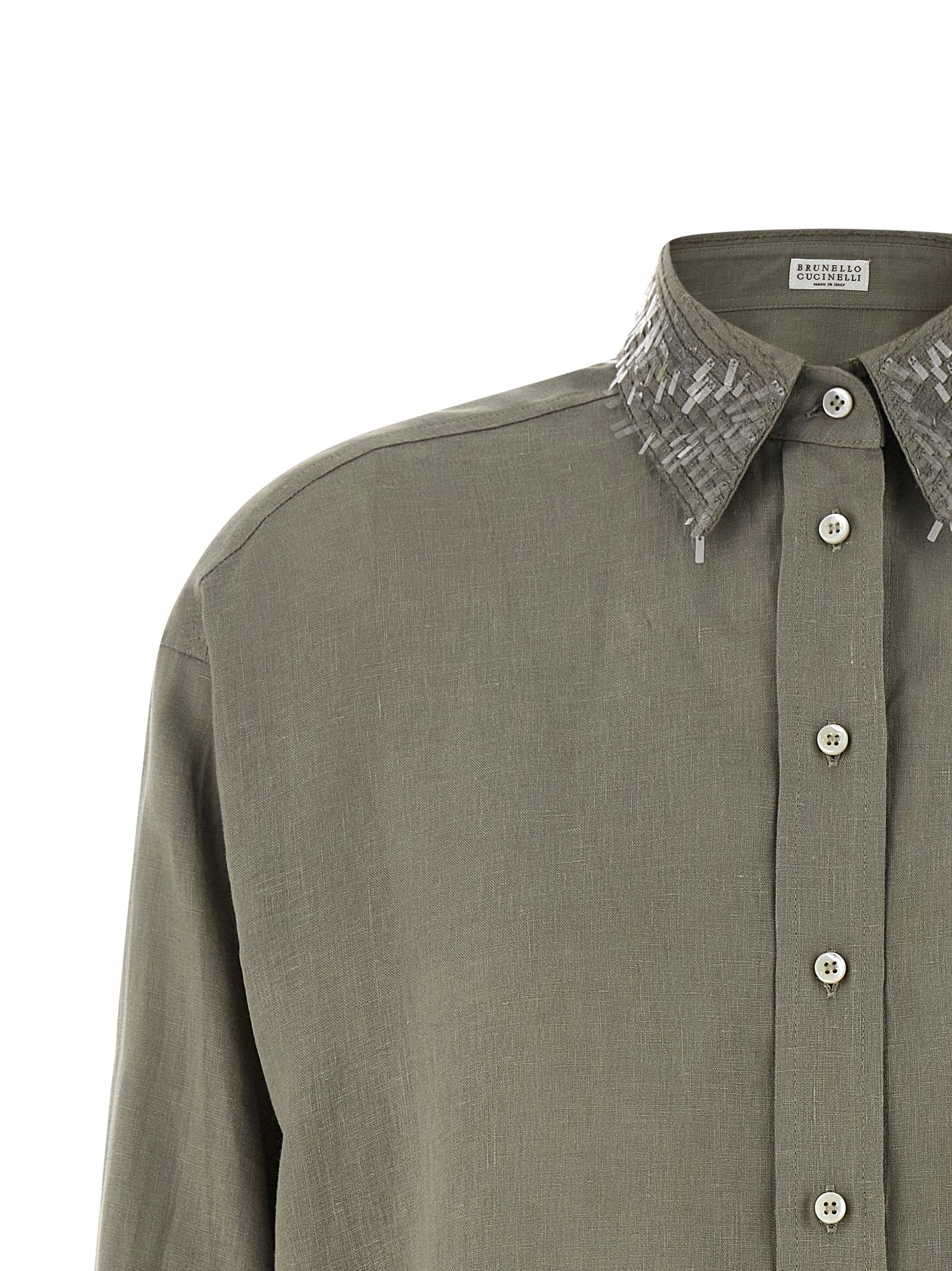 Linen Women's Blouse - Brunello Cucinelli - Modalova