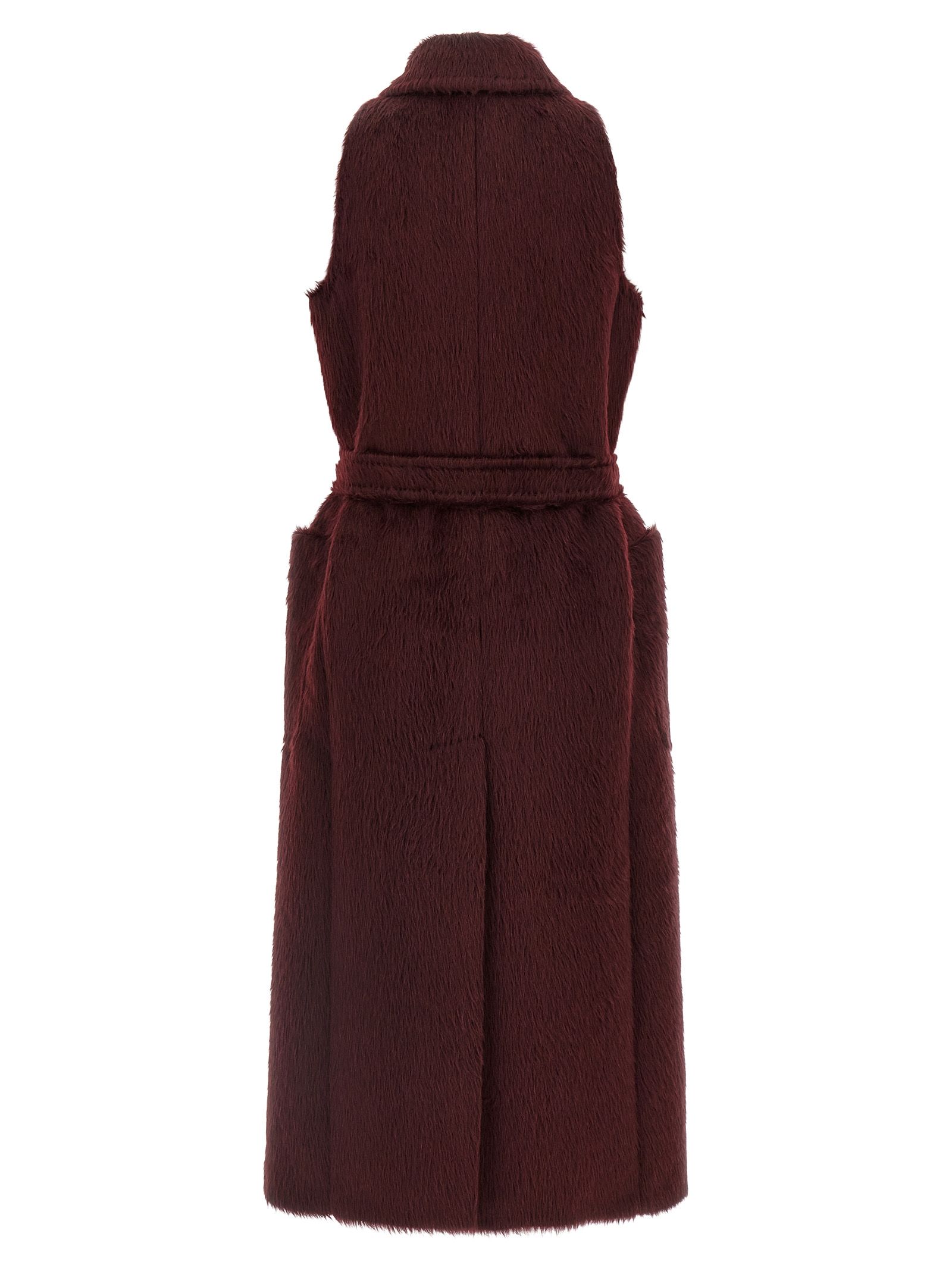 Max Mara Bordeaux Wool Women's Coat - Max Mara - Modalova