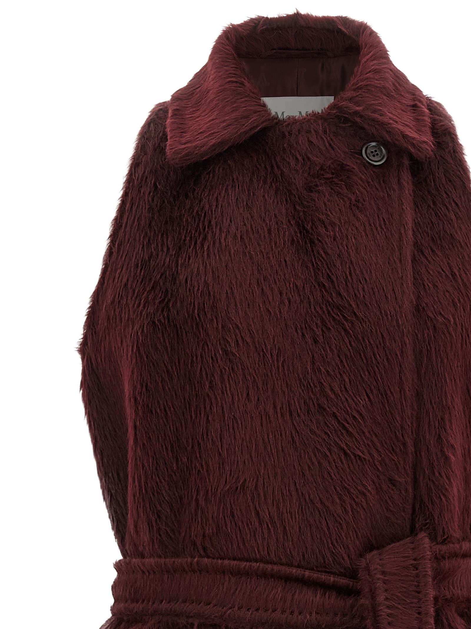 Max Mara Bordeaux Wool Women's Coat - Max Mara - Modalova