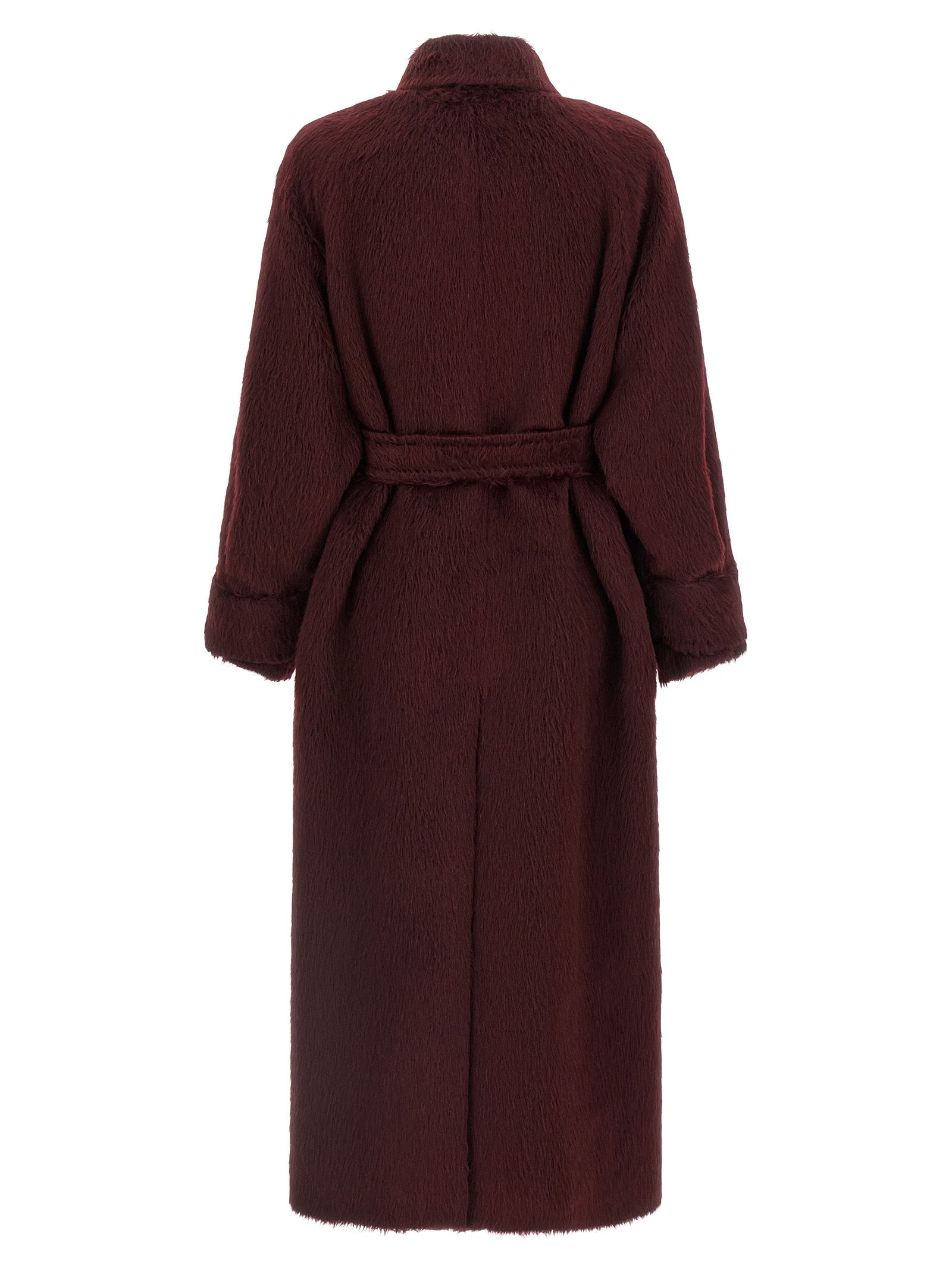 Max Mara Bordeaux Wool Women's Coat - Max Mara - Modalova