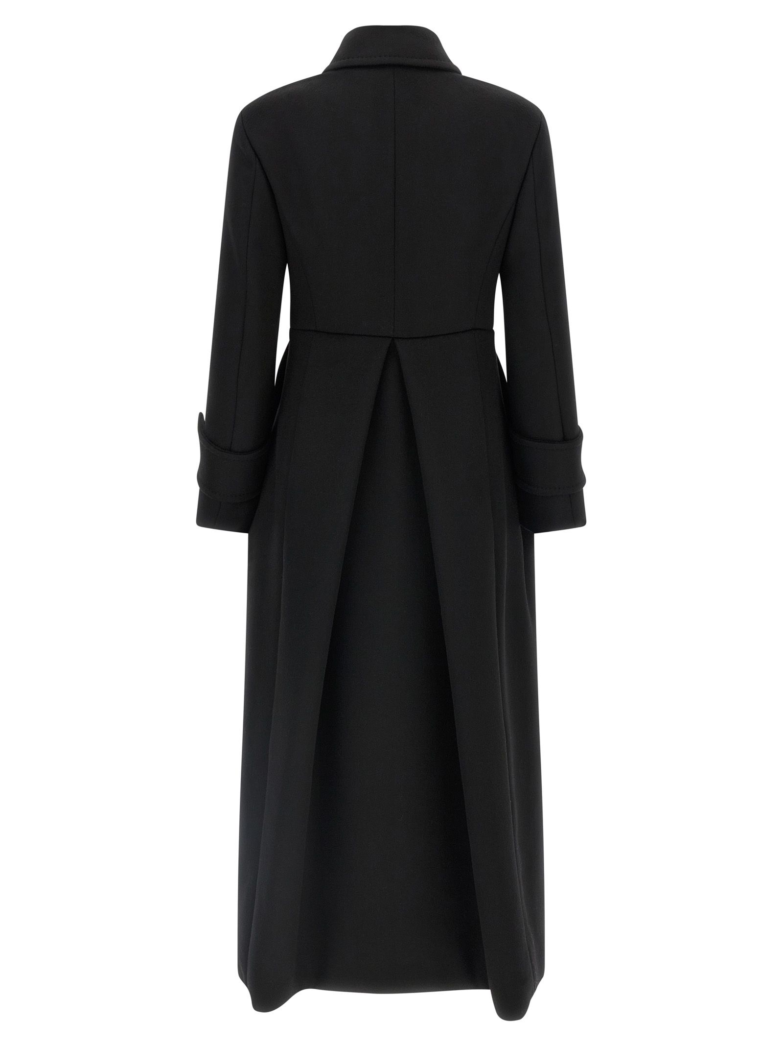Max Mara Black Wool Women's Coat - Max Mara - Modalova