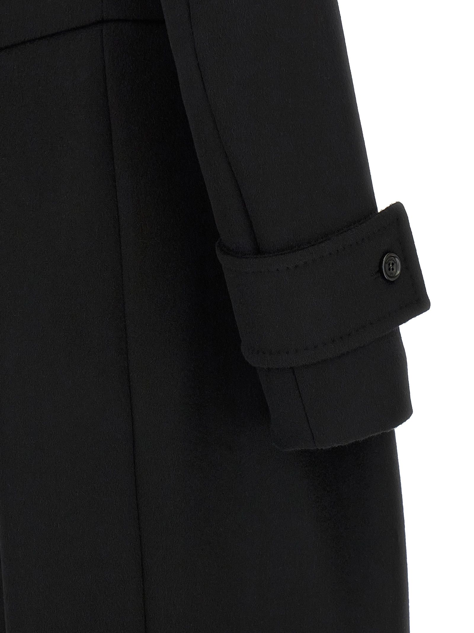 Max Mara Black Wool Women's Coat - Max Mara - Modalova