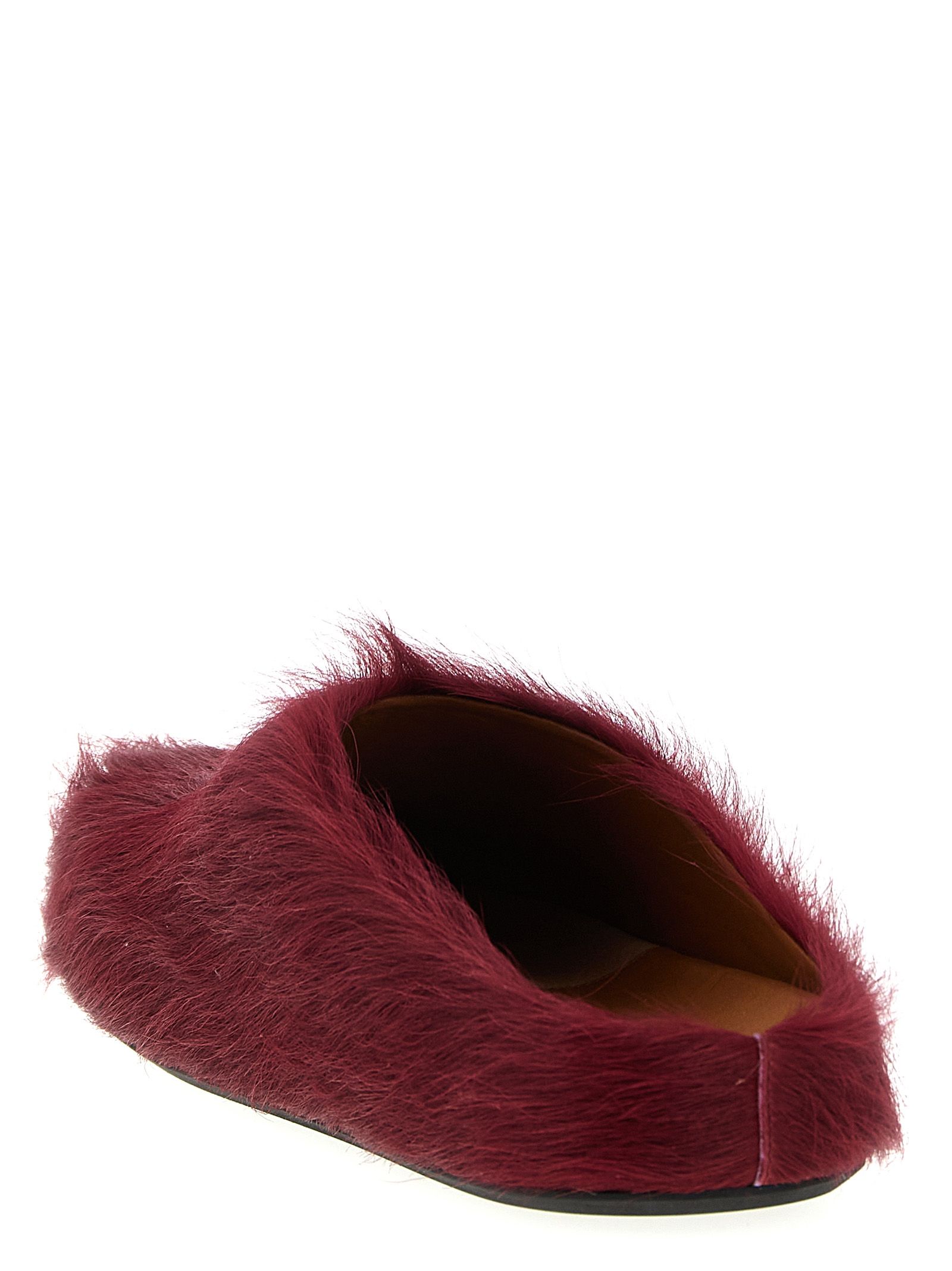 Marni Bordeaux Calfskin Men's Clogs - Marni - Modalova