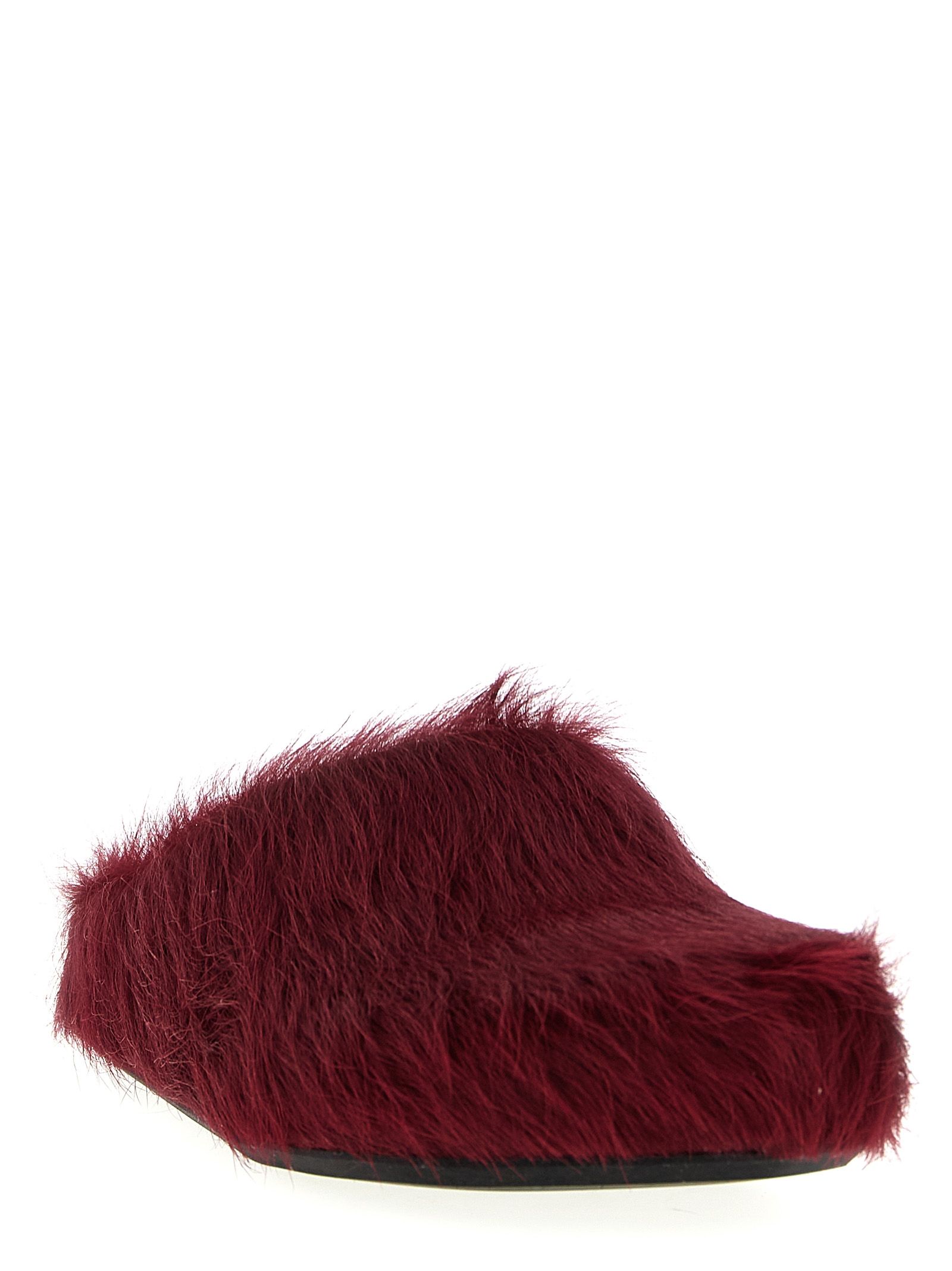 Marni Bordeaux Calfskin Men's Clogs - Marni - Modalova