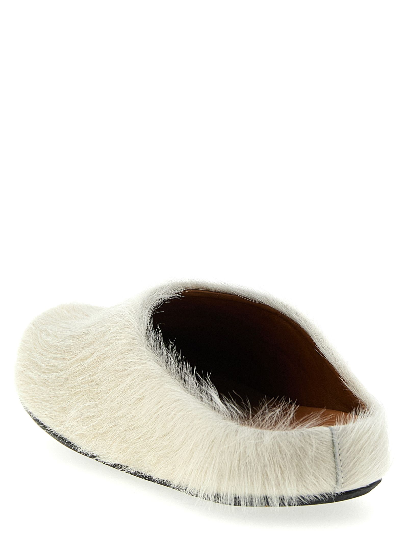 Marni White Calfskin Men's Mules - Marni - Modalova