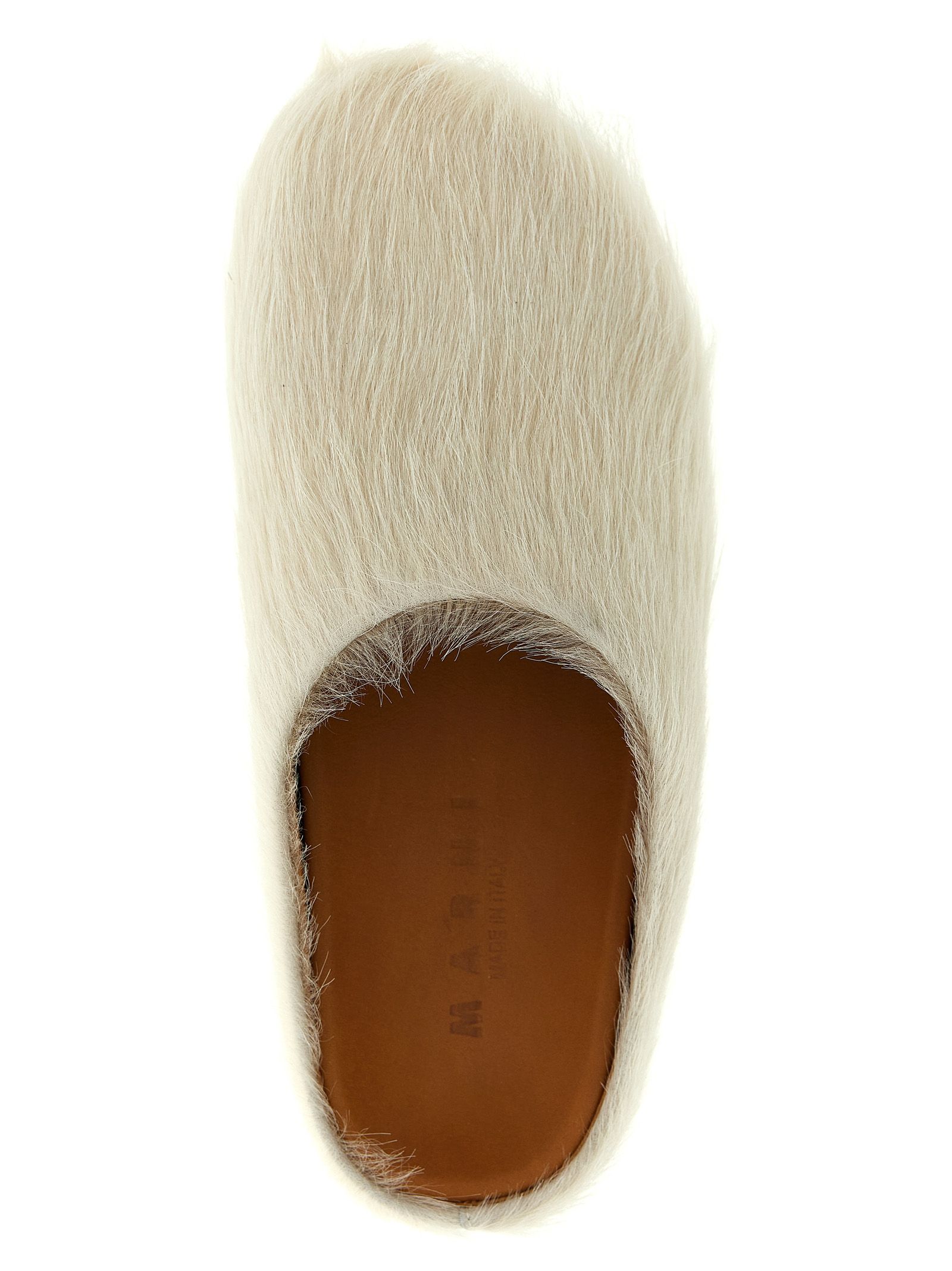 Marni White Calfskin Men's Mules - Marni - Modalova