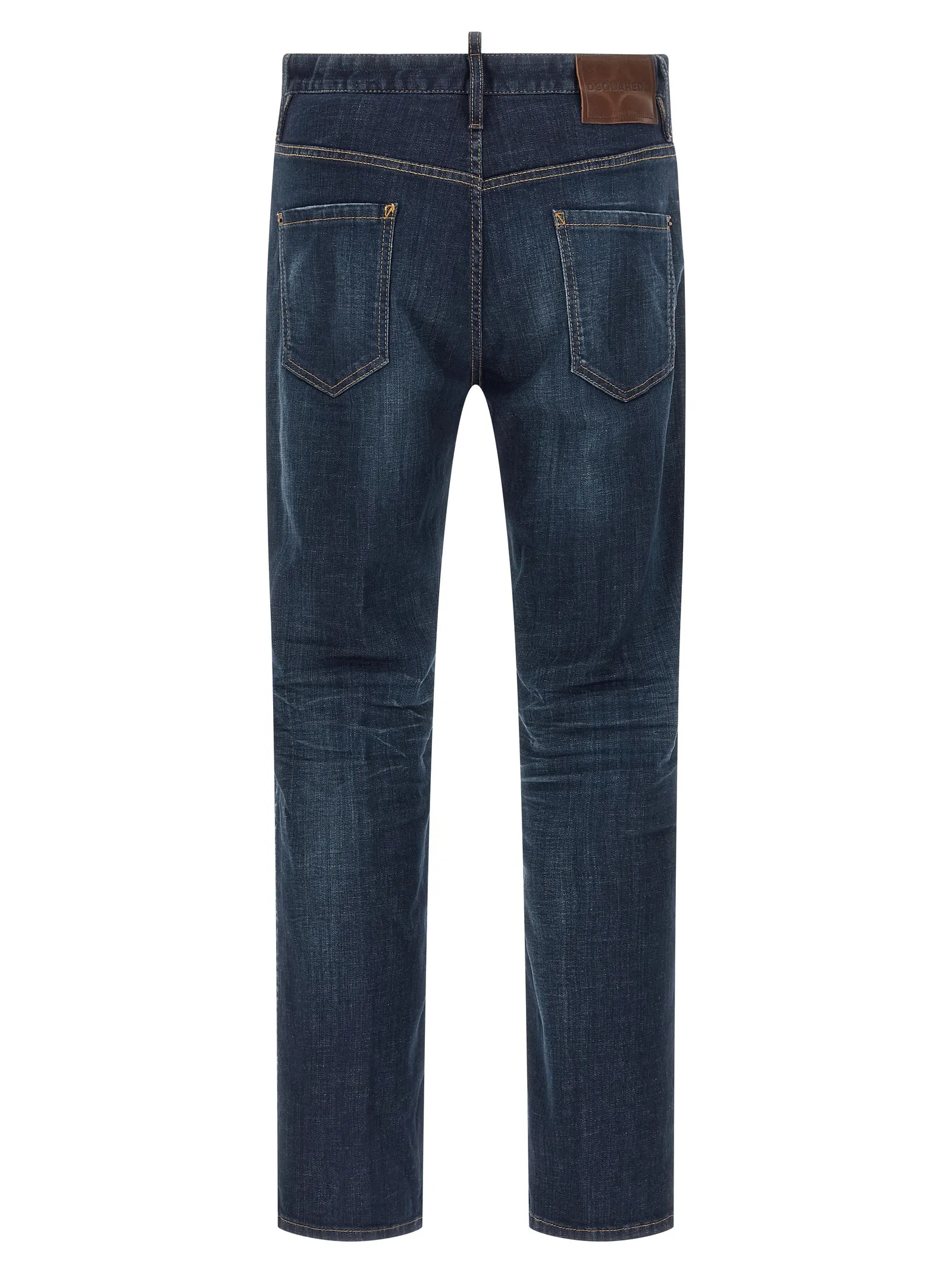 Cotton Straight-Leg Men's Jeans - Dsquared² - Modalova