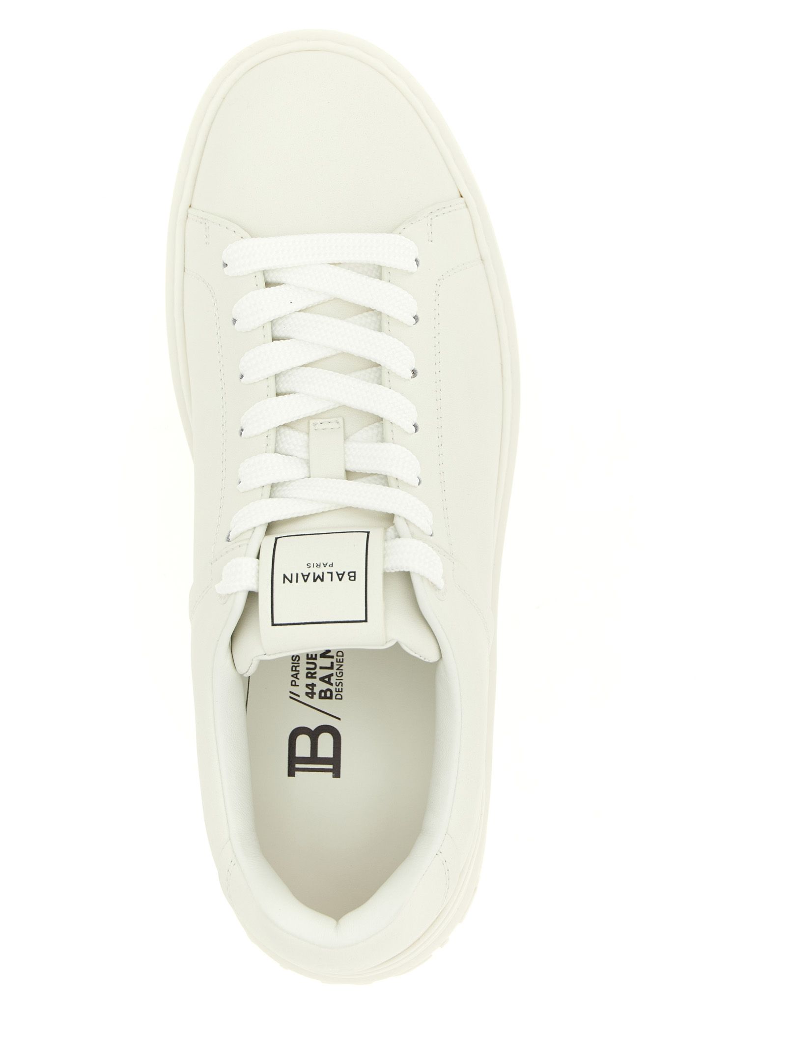 Calfskin Men's Sneakers - Balmain - Modalova