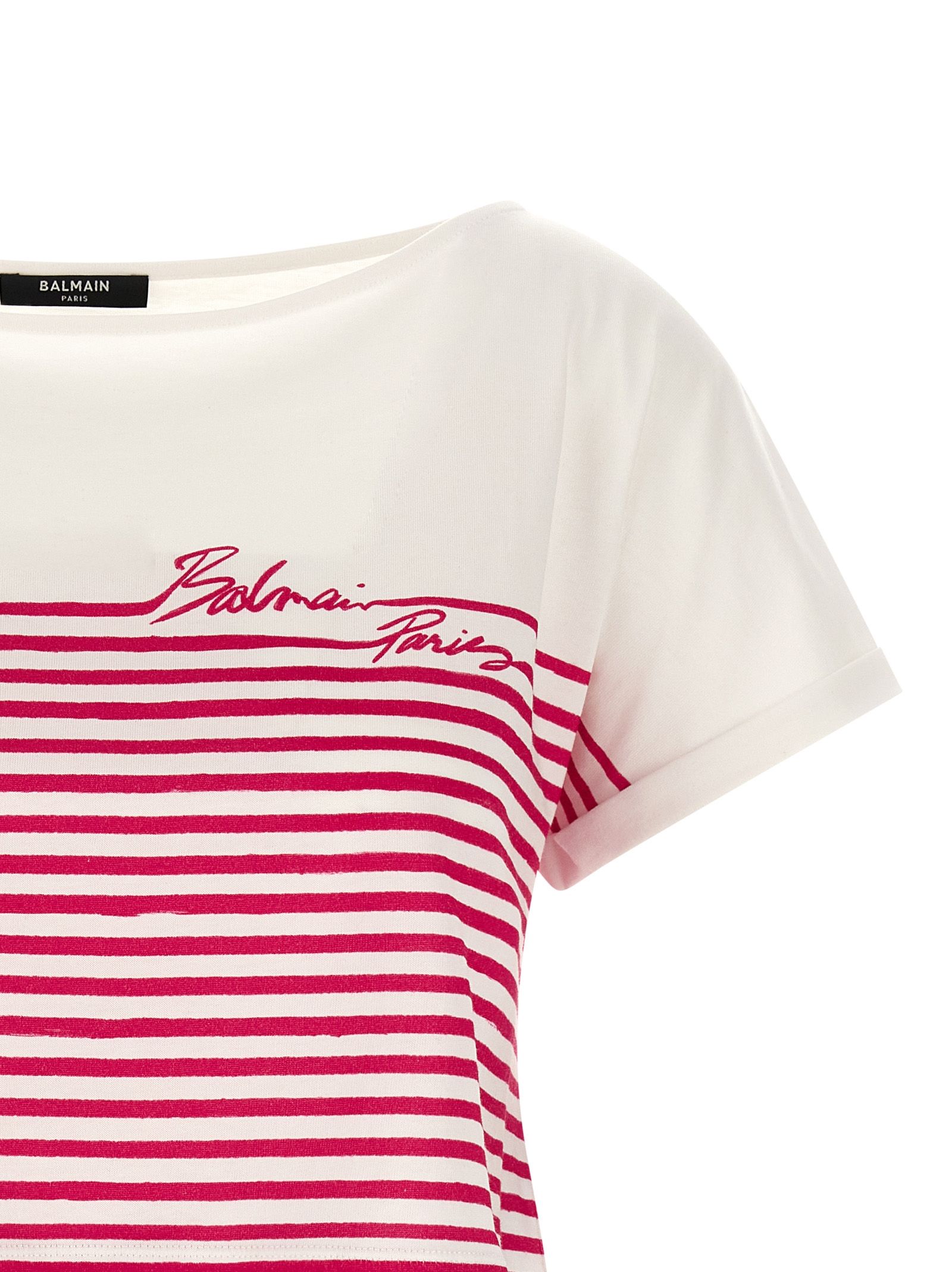 Cotton Women's T-Shirt - Balmain - Modalova