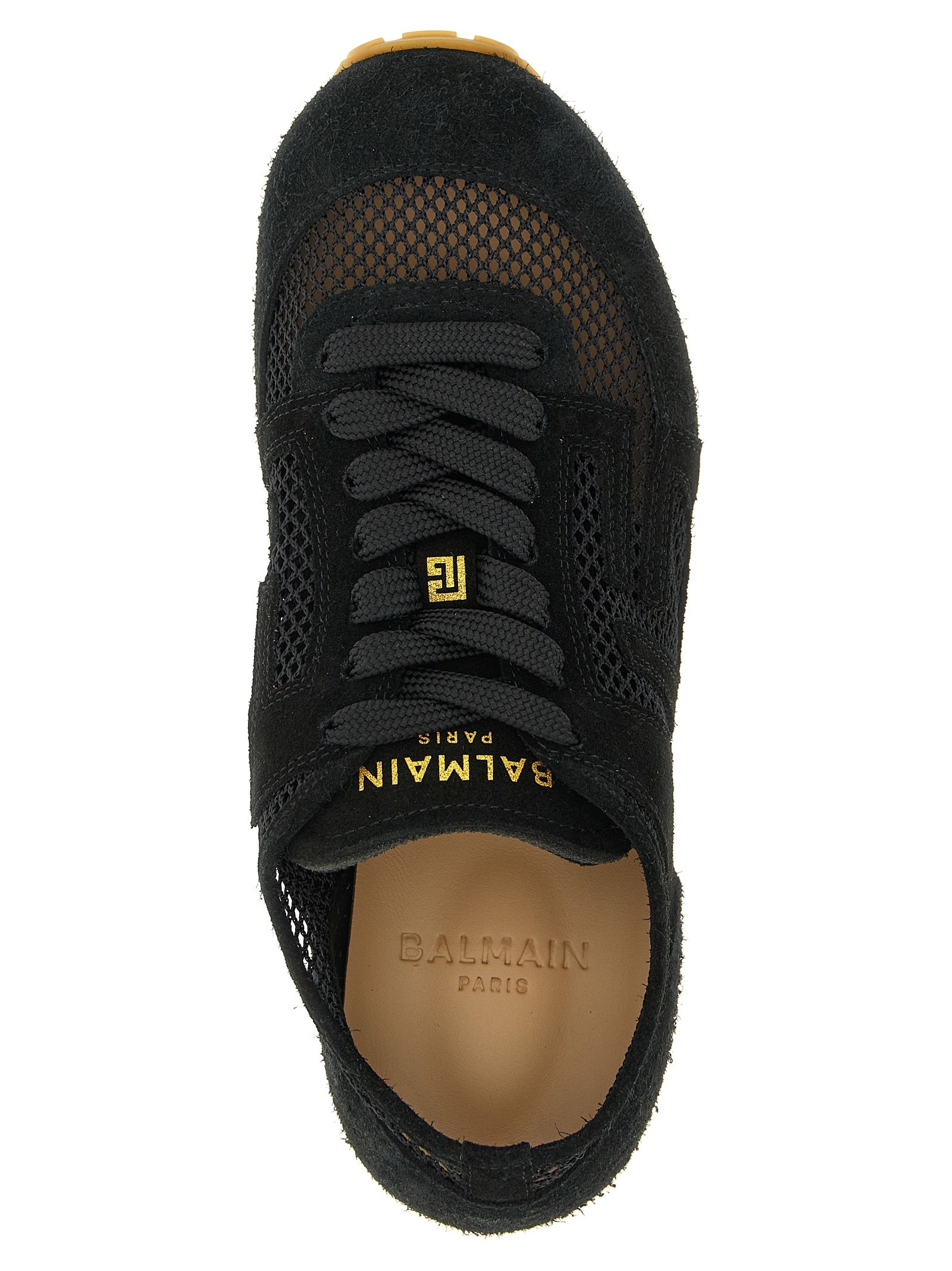Calfskin Athletic Women's Sneakers - Balmain - Modalova