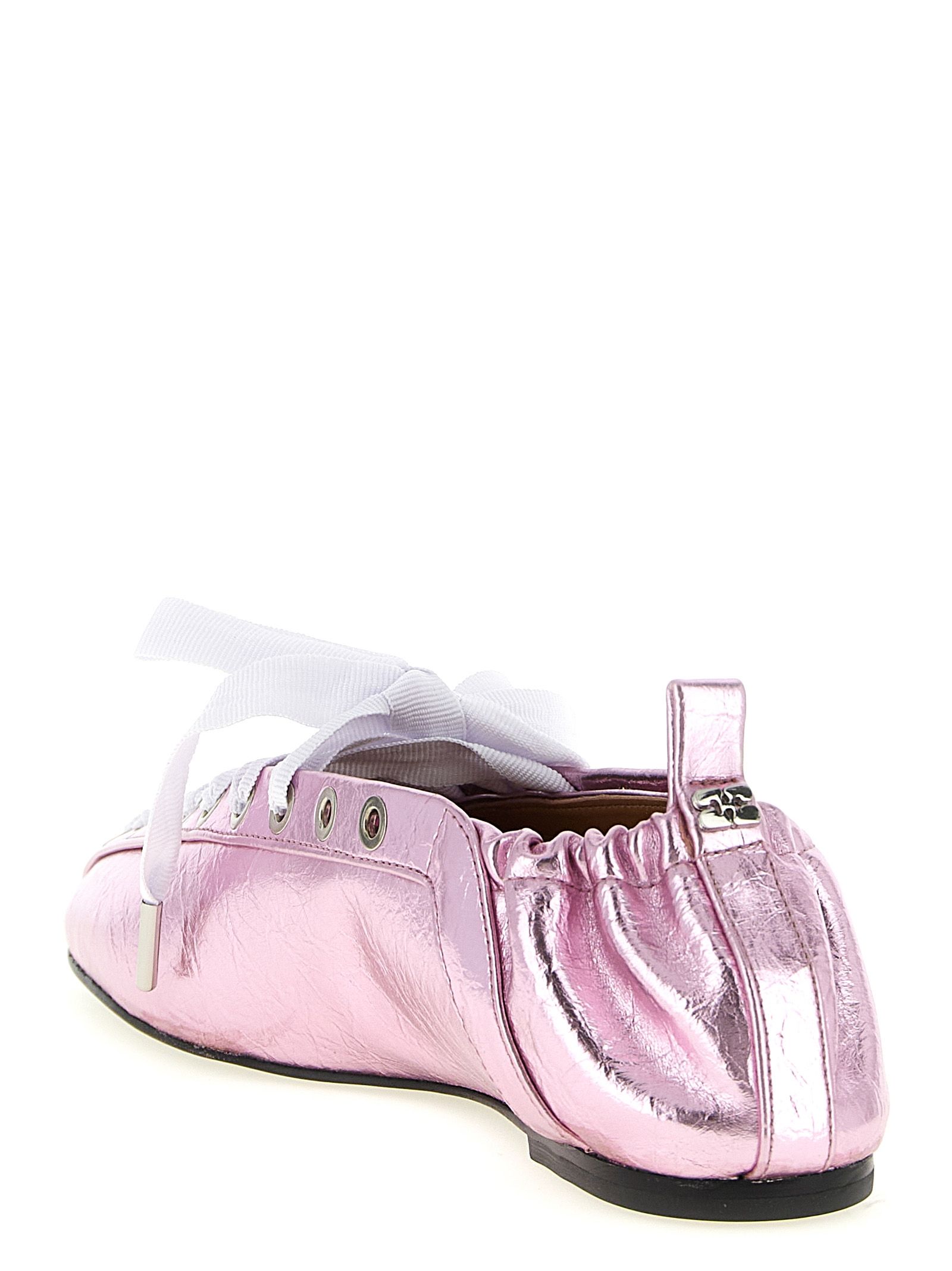 Polyethylene Ballet Women's Flats - Ganni - Modalova