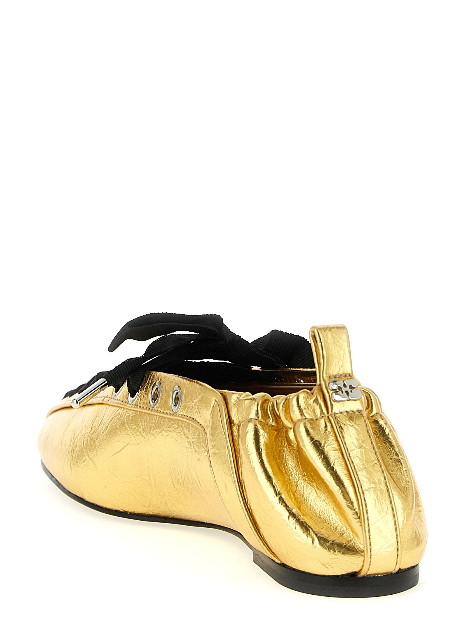 Polyethylene Ballet Women's Flats - Ganni - Modalova