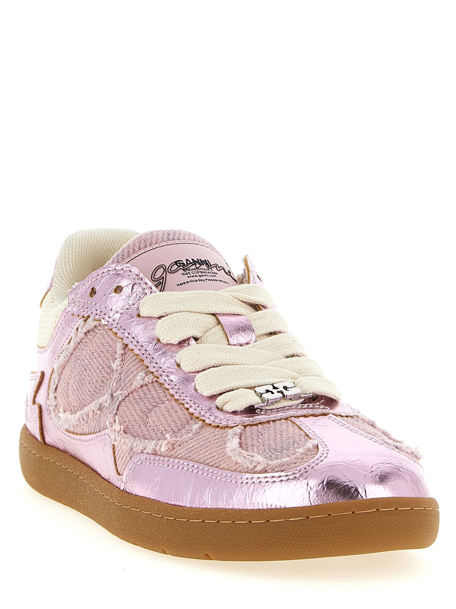 Polyethylene Low Top Women's Sneakers - Ganni - Modalova