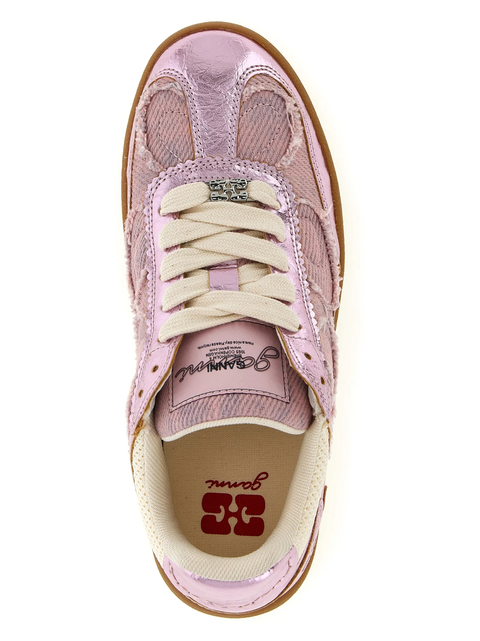 Polyethylene Low Top Women's Sneakers - Ganni - Modalova