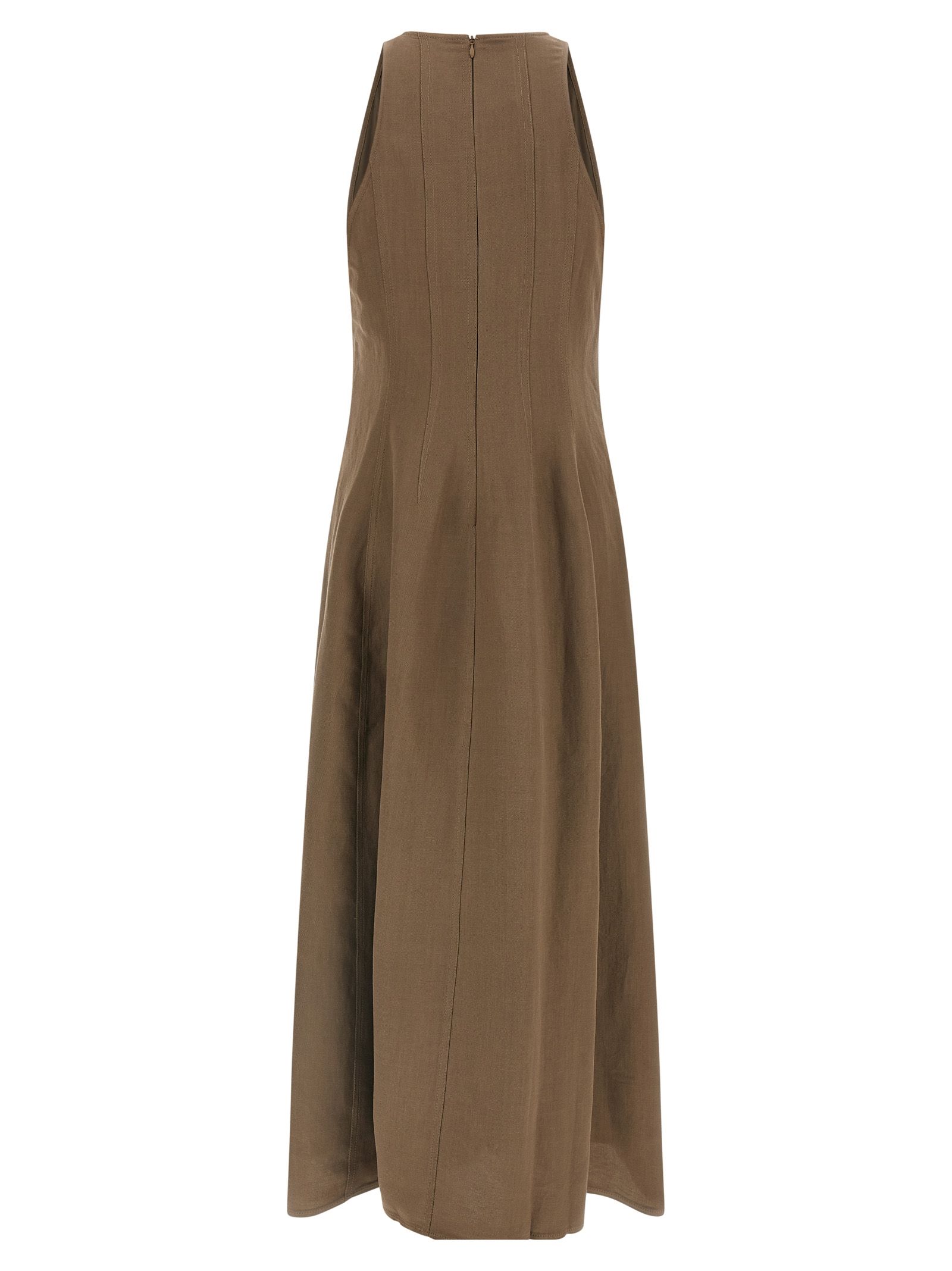 Viscose Midi Women's Dress - Brunello Cucinelli - Modalova