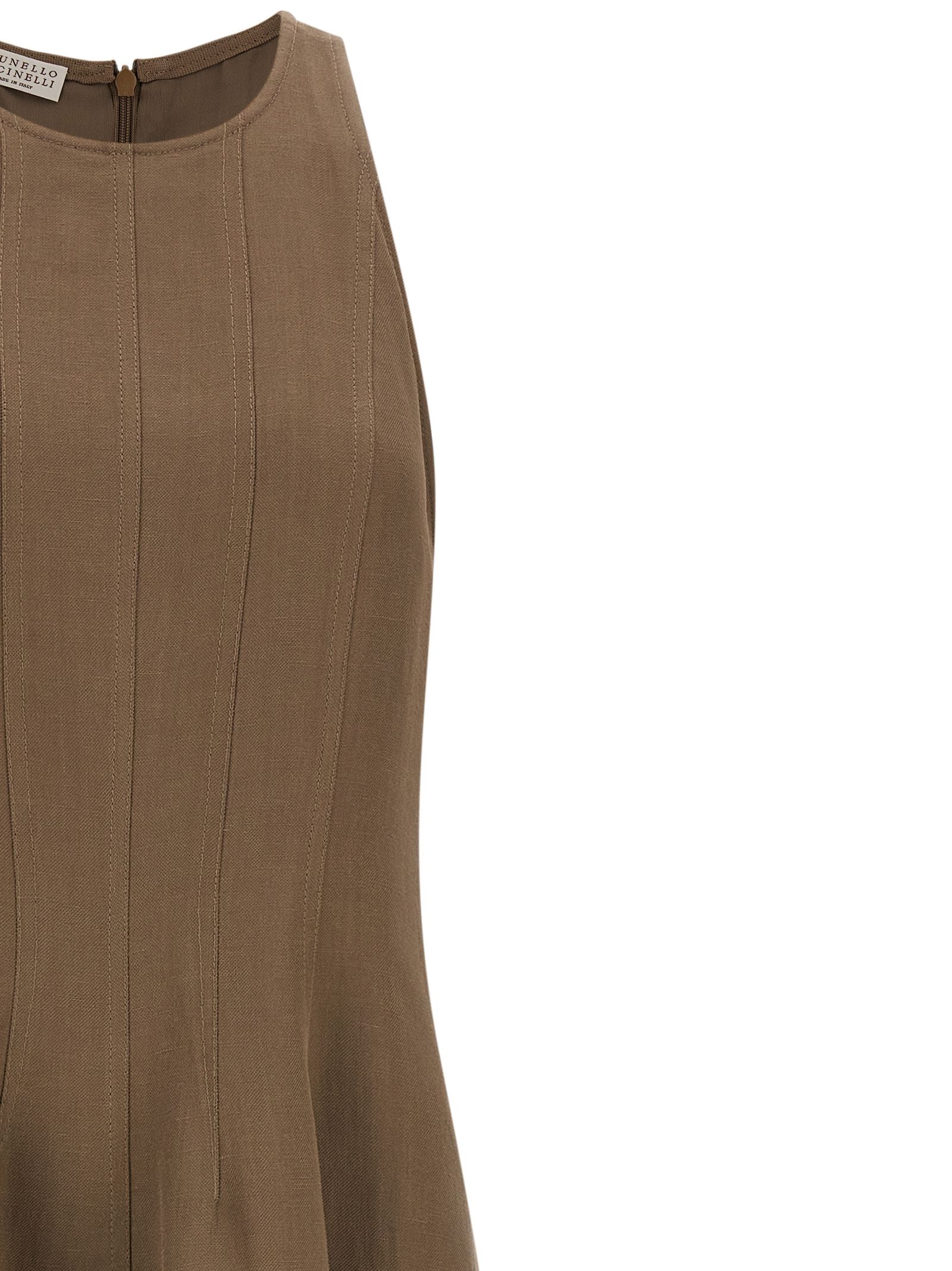 Viscose Midi Women's Dress - Brunello Cucinelli - Modalova
