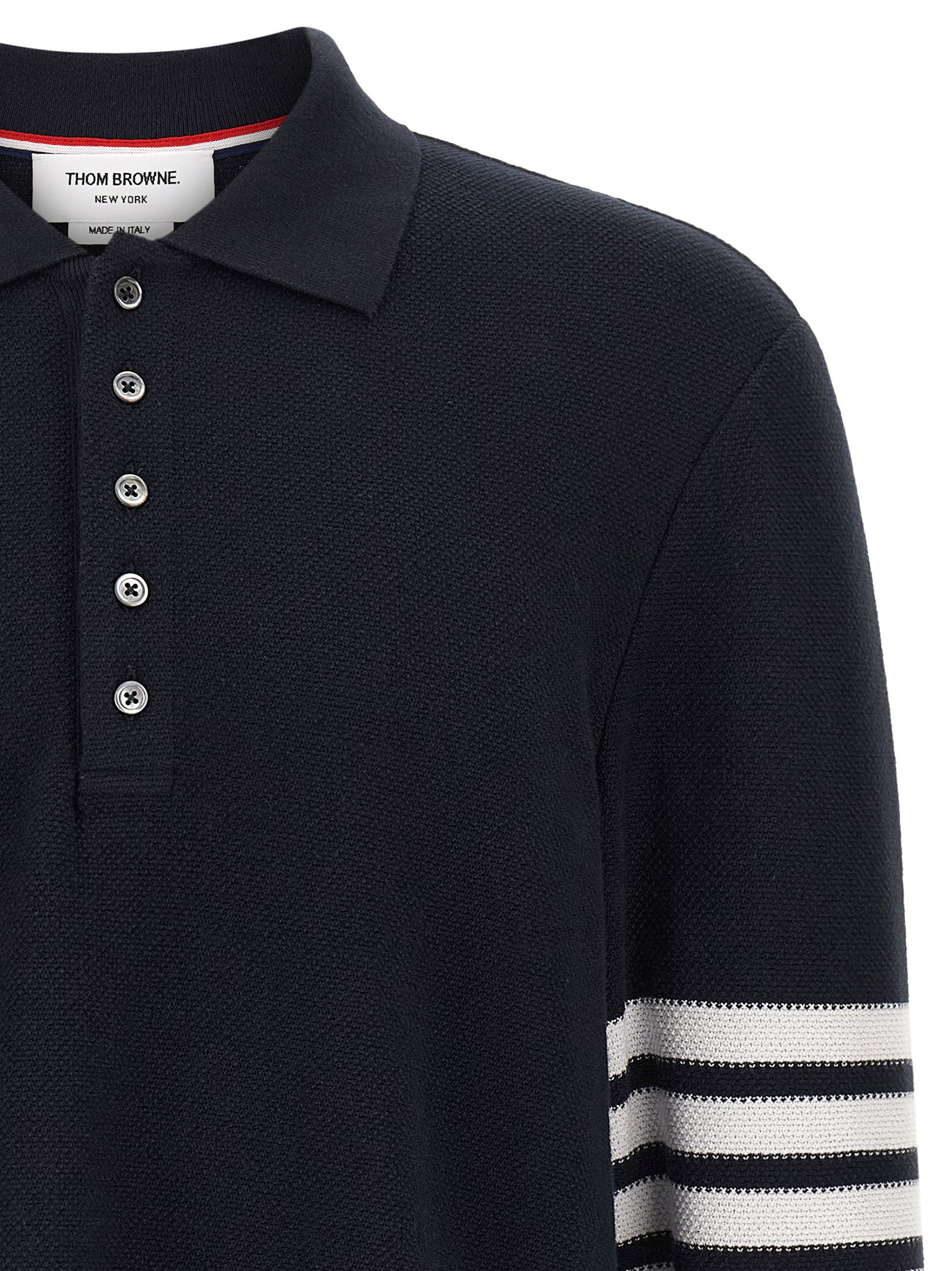Cotton Polo Men's Shirt - Thom Browne - Modalova