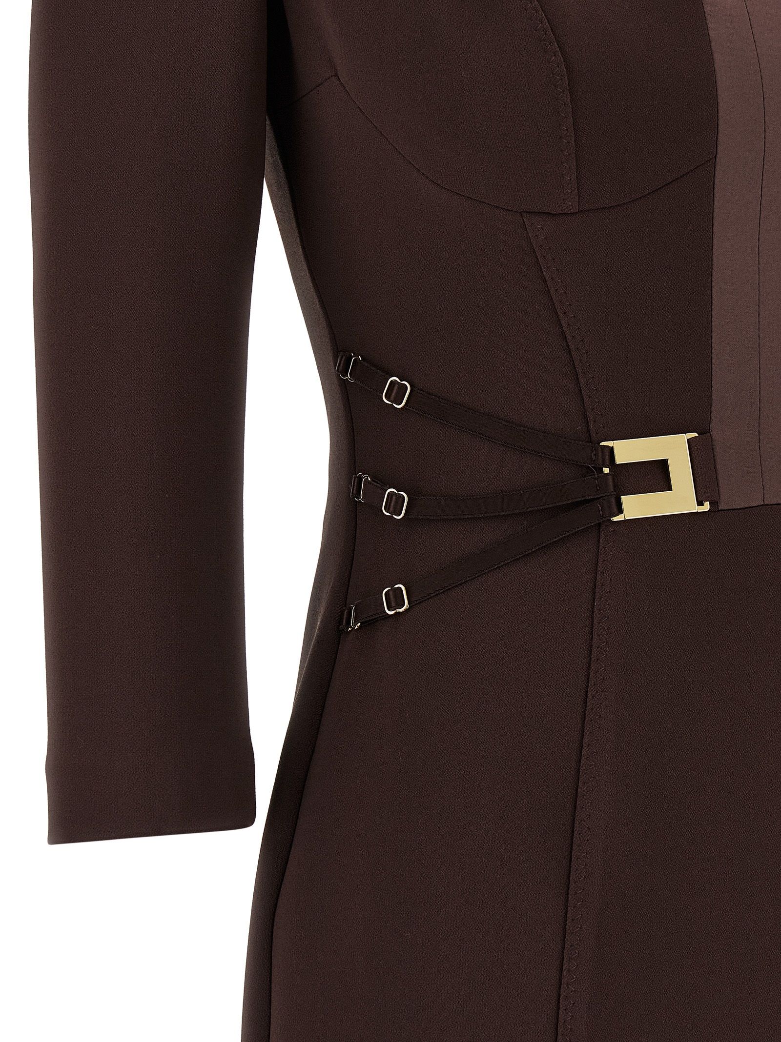 Polyester Short Women's Dress - Elisabetta Franchi - Modalova