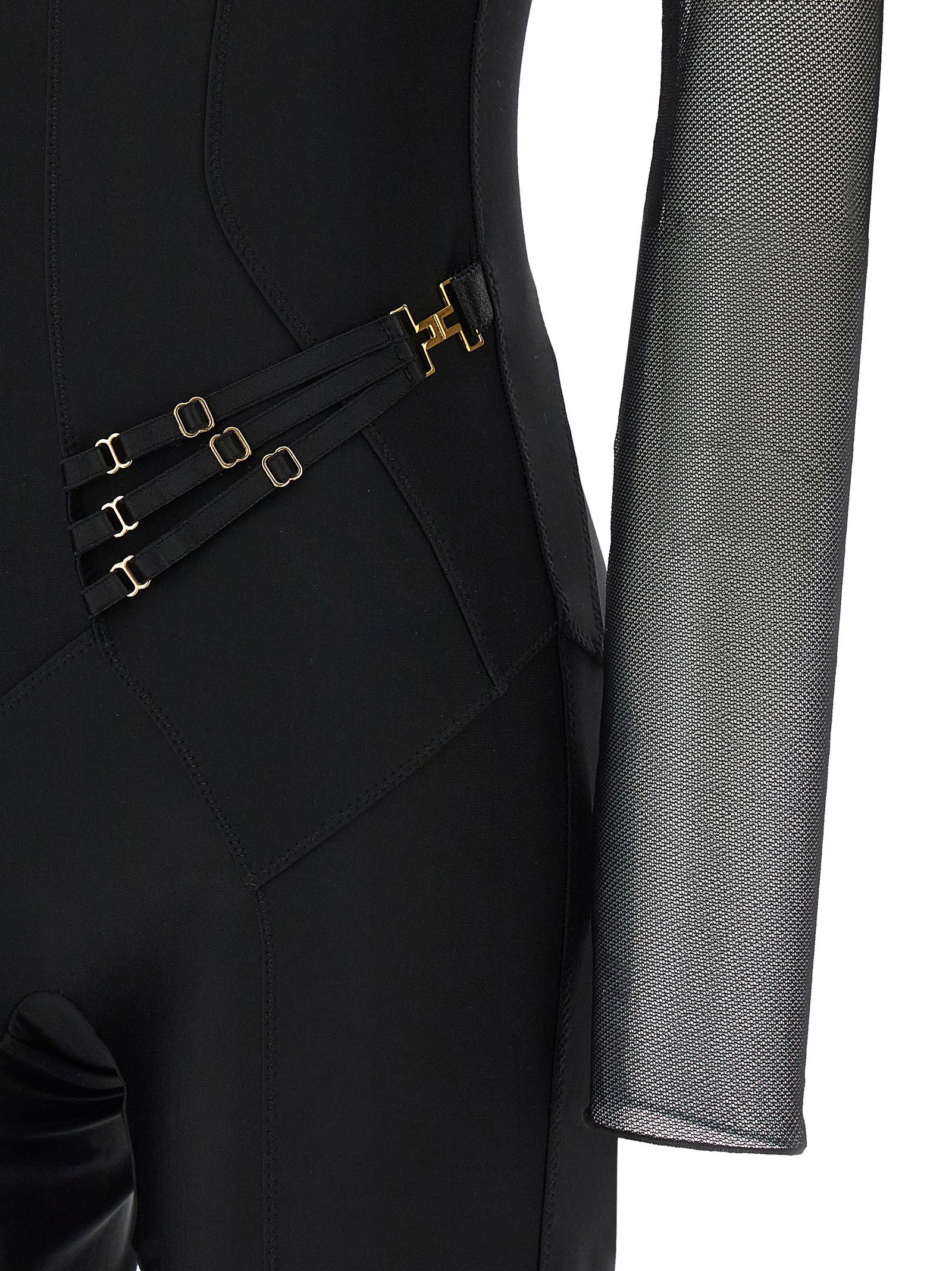 Polyamide Women's Jumpsuit - Elisabetta Franchi - Modalova