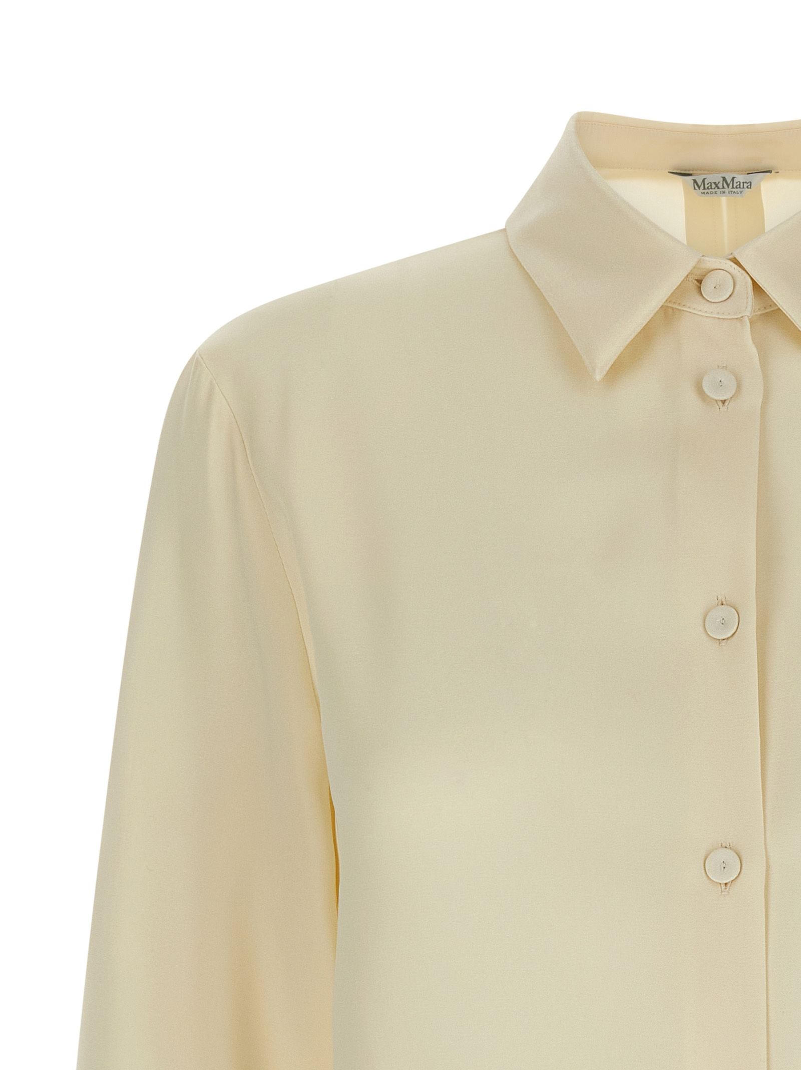 Max Mara White Silk Women's Blouse - Max Mara - Modalova