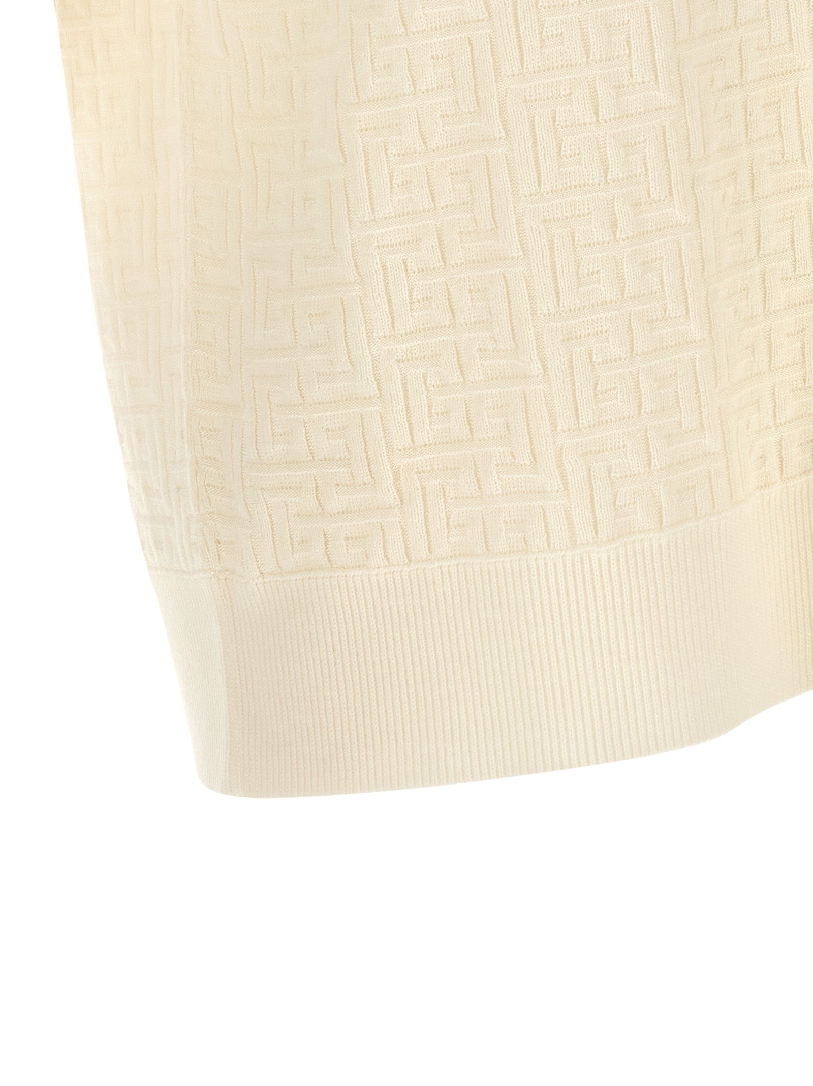 Balmain White Wool Polo Men's Shirt - Balmain - Modalova