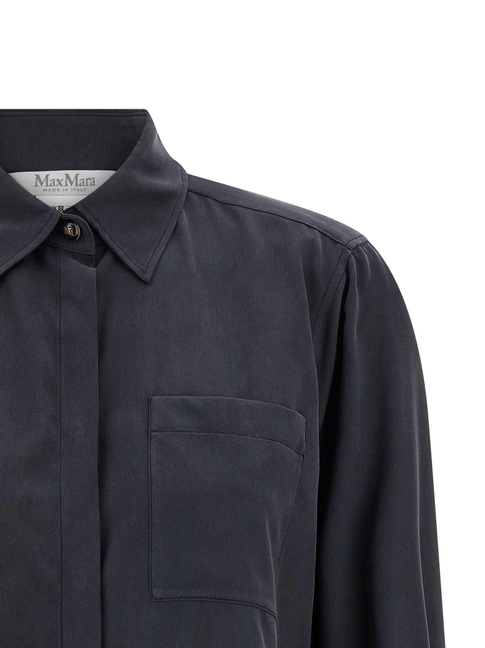 Max Mara Gray Silk Women's Blouse - Max Mara - Modalova