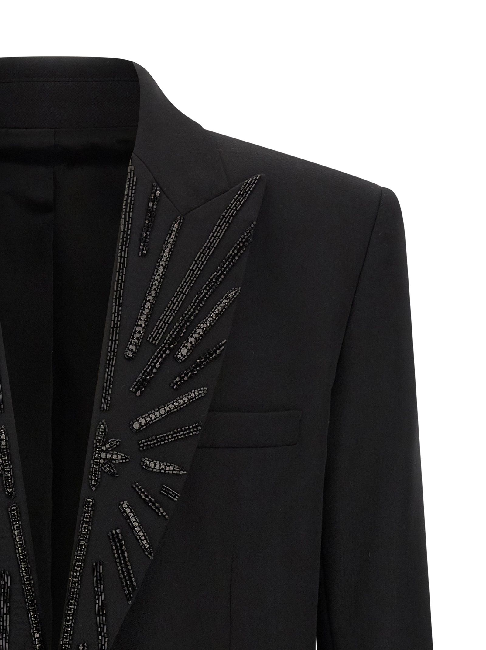 Virgin Wool Men's Blazer - Balmain - Modalova