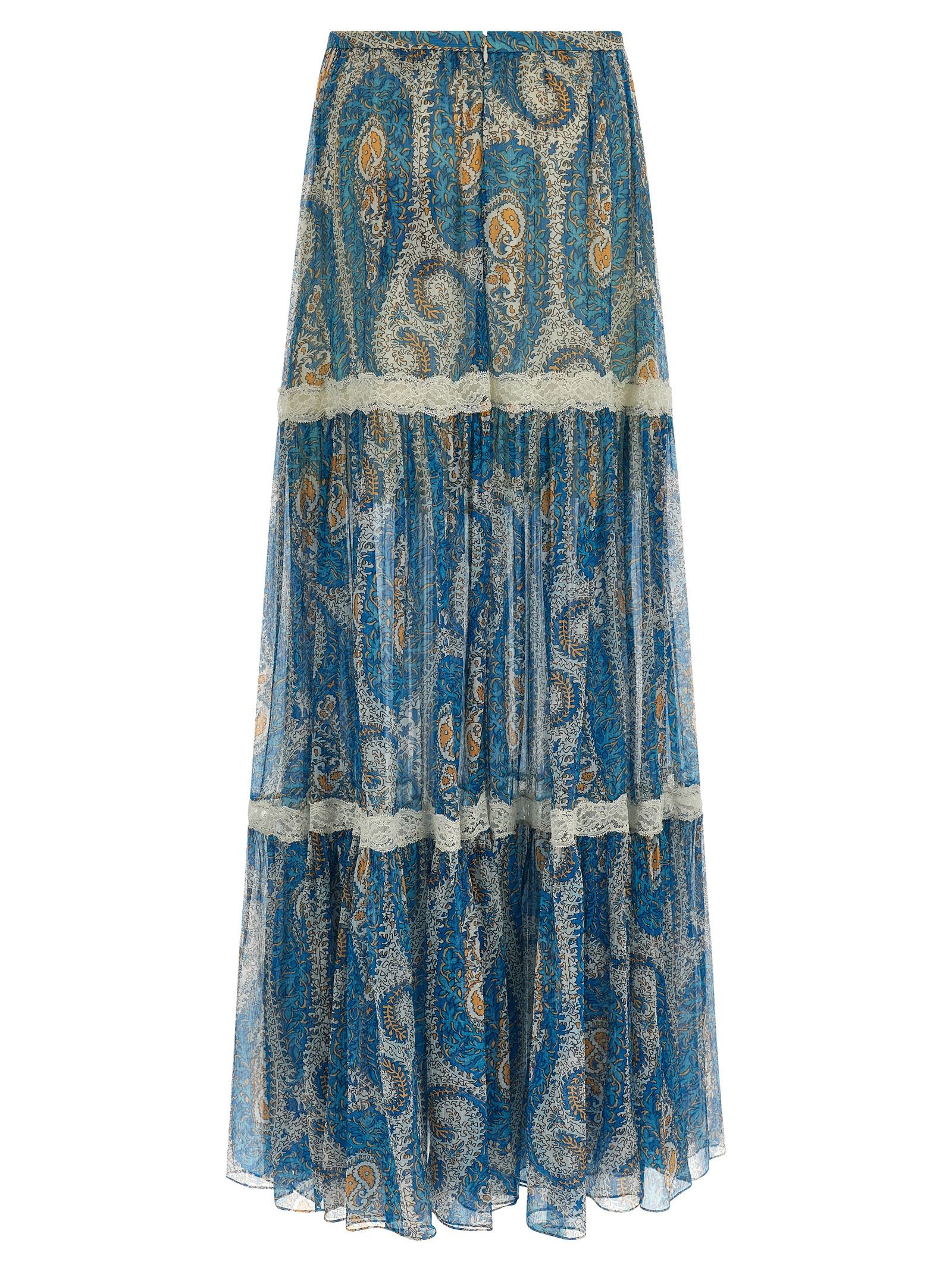 Etro Blue Silk Mini Women's Skirt - Etro - Modalova