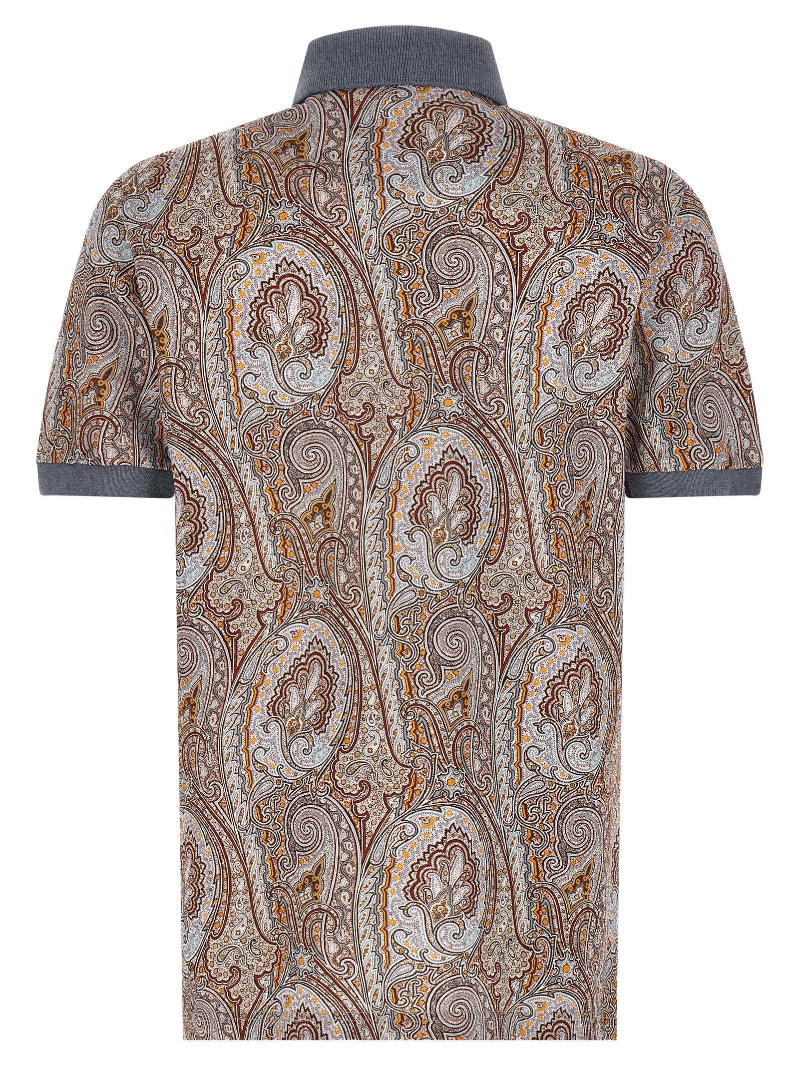 Cotton Polo Men's Shirt - Etro - Modalova