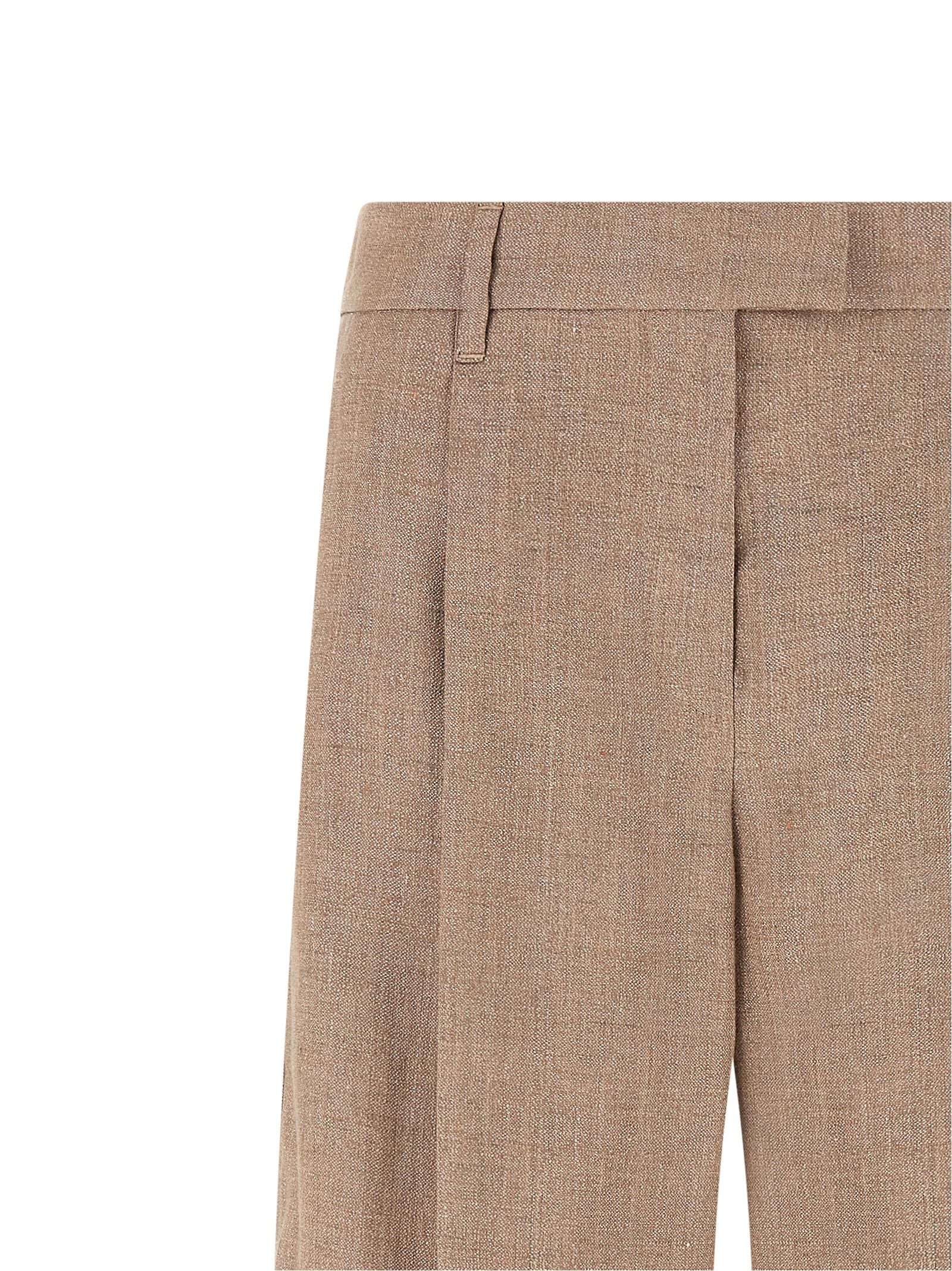 Linen Flared Women's Pants - Brunello Cucinelli - Modalova
