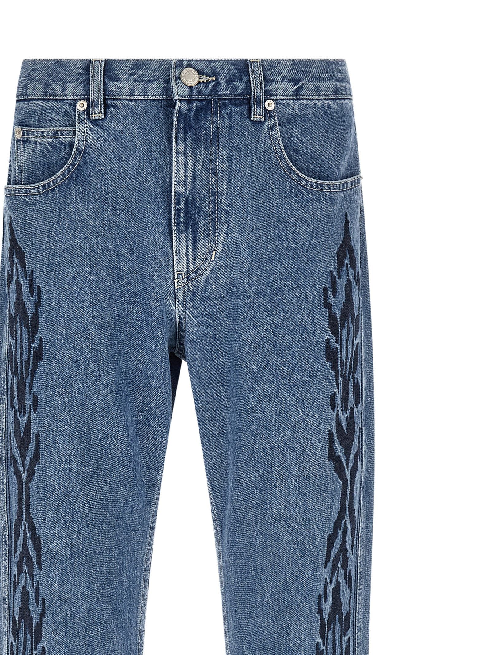 Cotton Straight-Leg Men's Jeans - Isabel Marant - Modalova