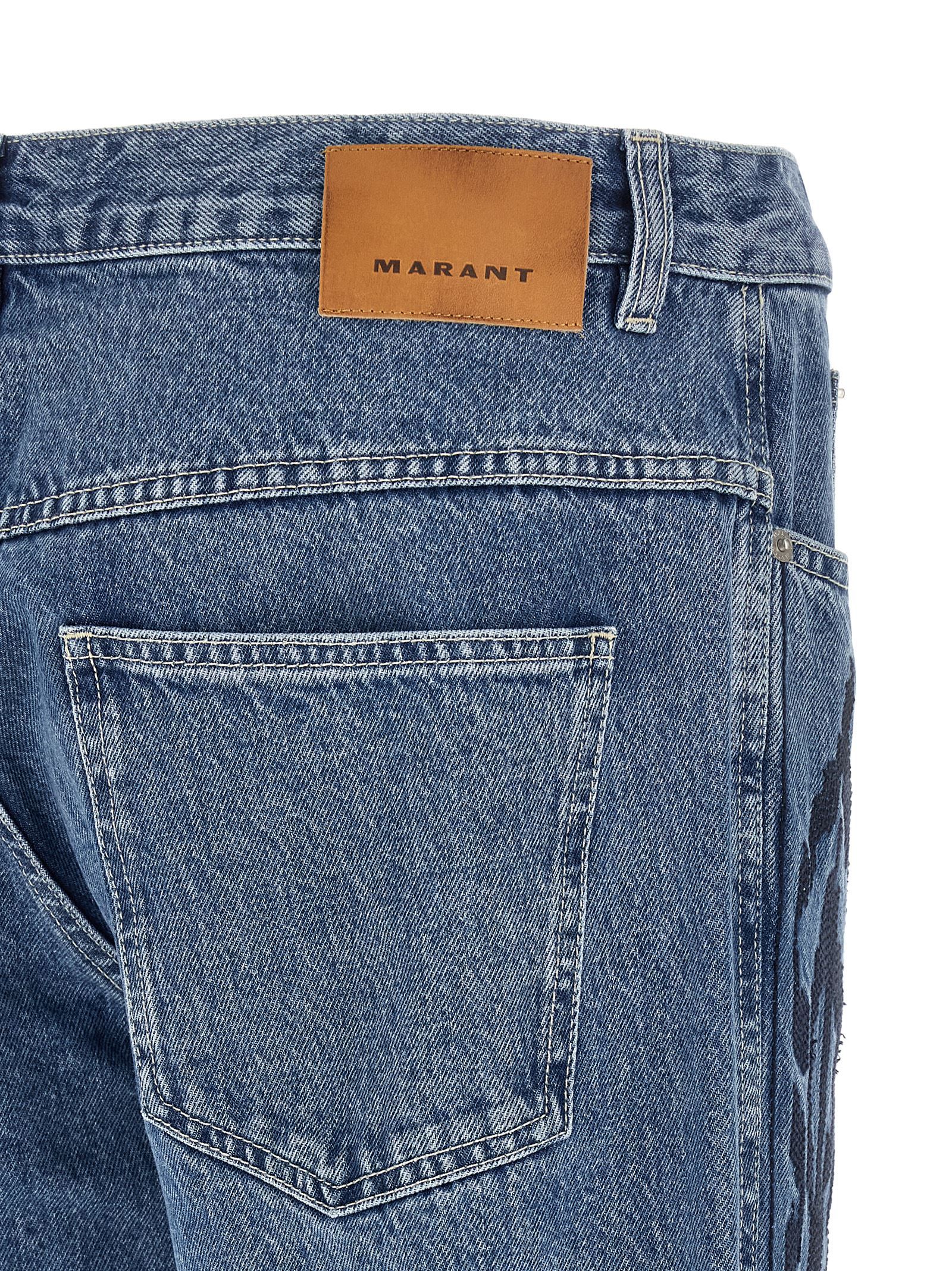 Cotton Straight-Leg Men's Jeans - Isabel Marant - Modalova