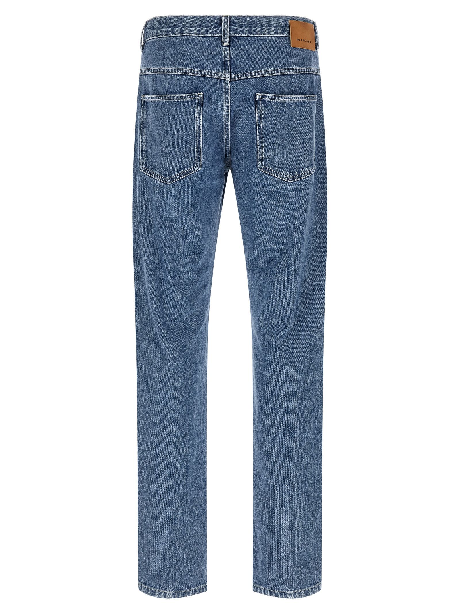 Cotton Straight-Leg Men's Jeans - Isabel Marant - Modalova