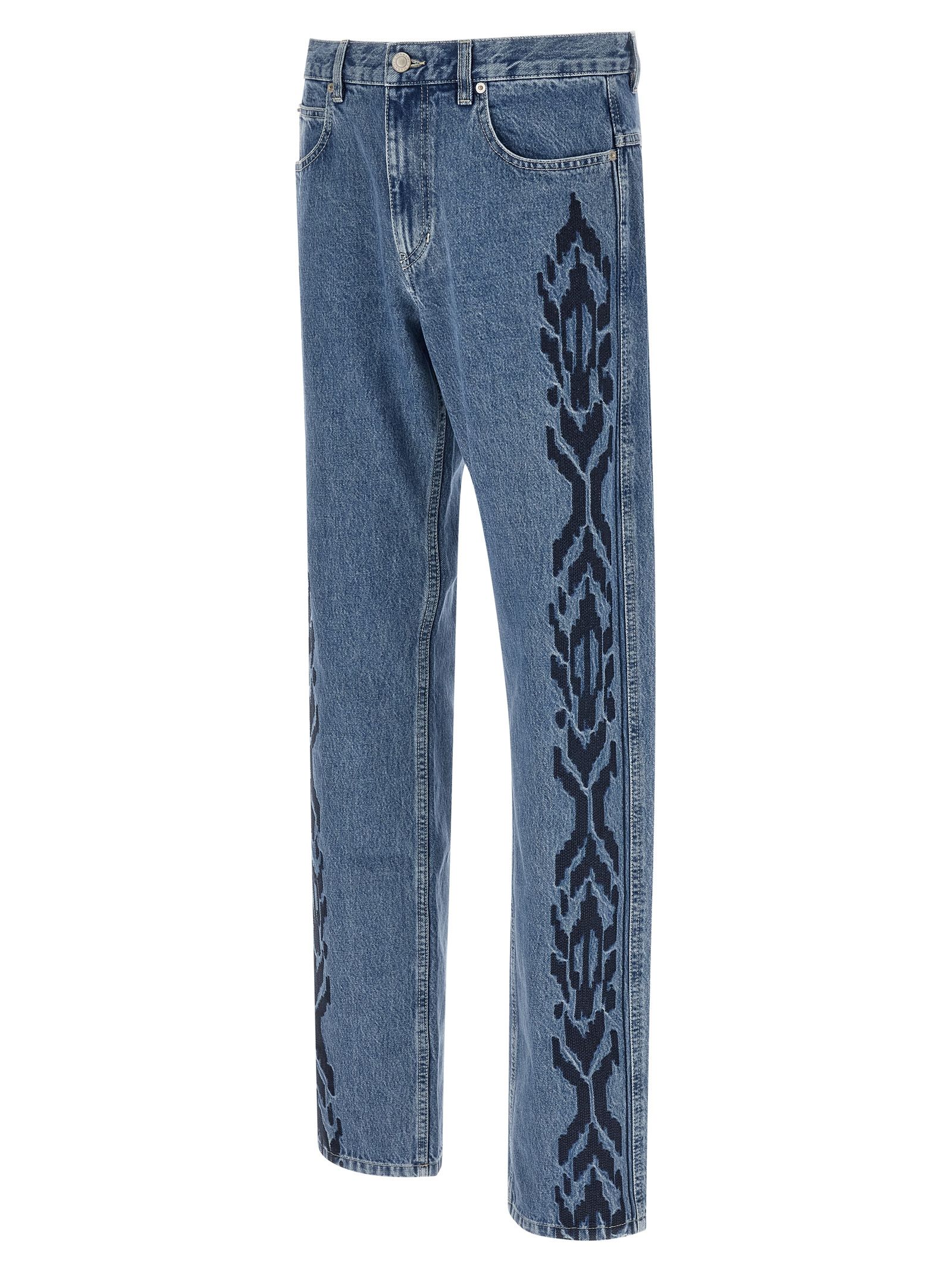 Cotton Straight-Leg Men's Jeans - Isabel Marant - Modalova